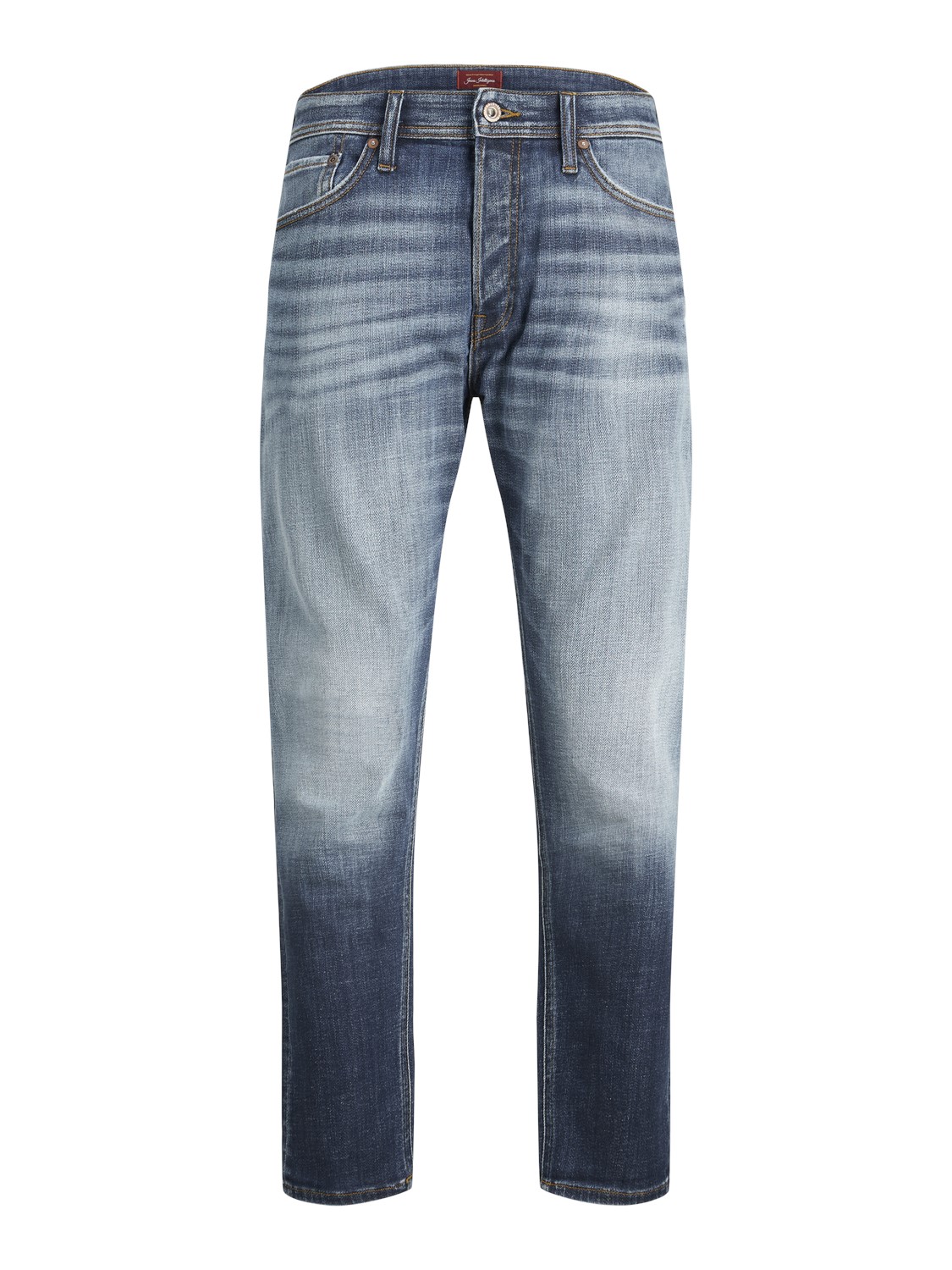 JACK & JONES Erik Original regular fit, heren jeans, denimblauw