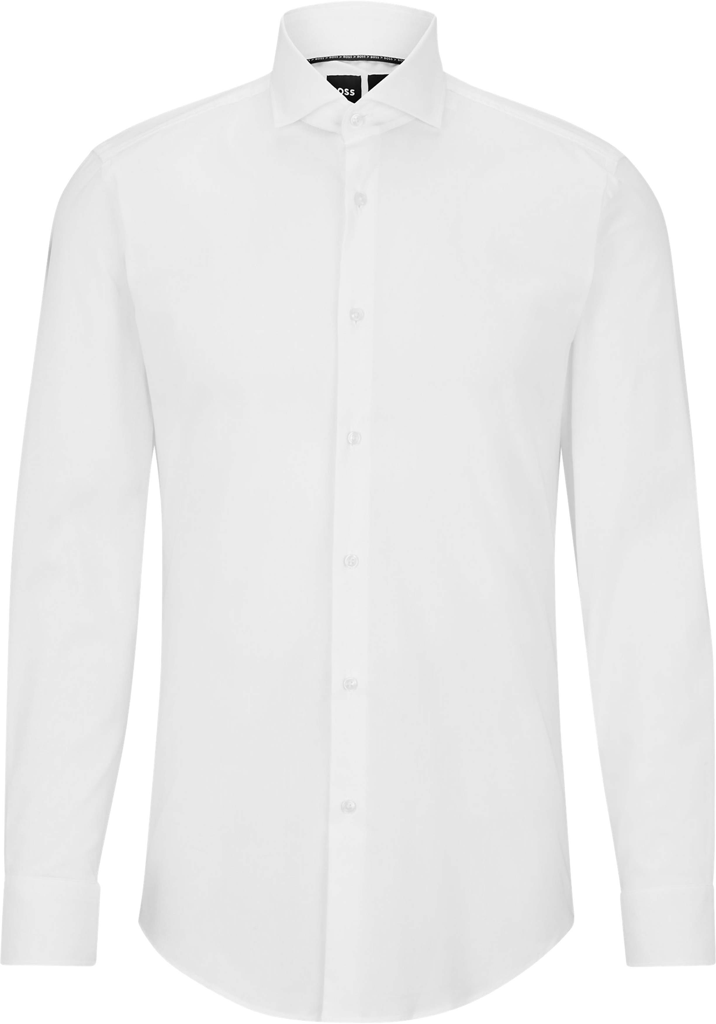 BOSS Hank slim fit overhemd, twill, wit