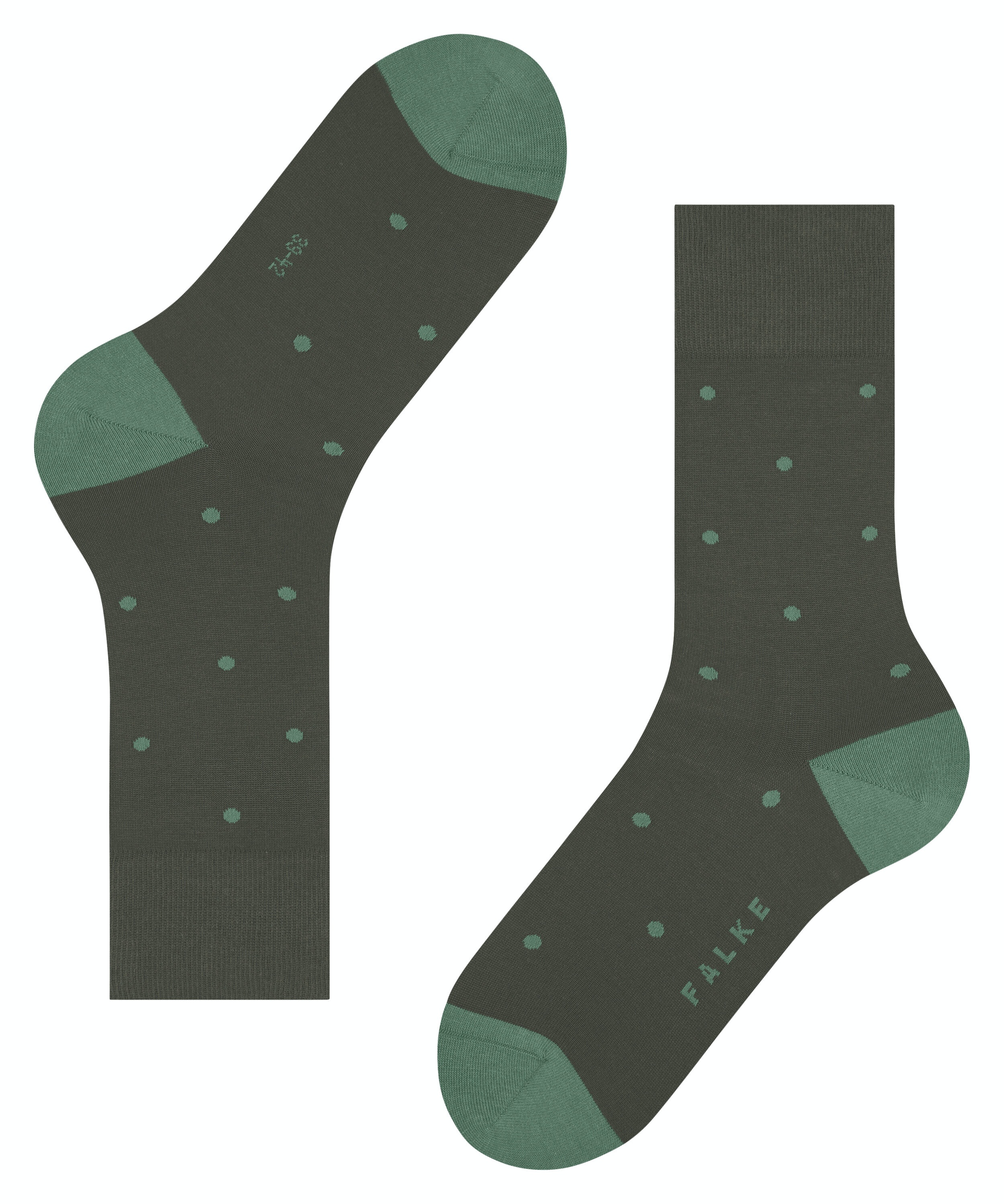 FALKE Dot herensokken, olijfgroen (military)