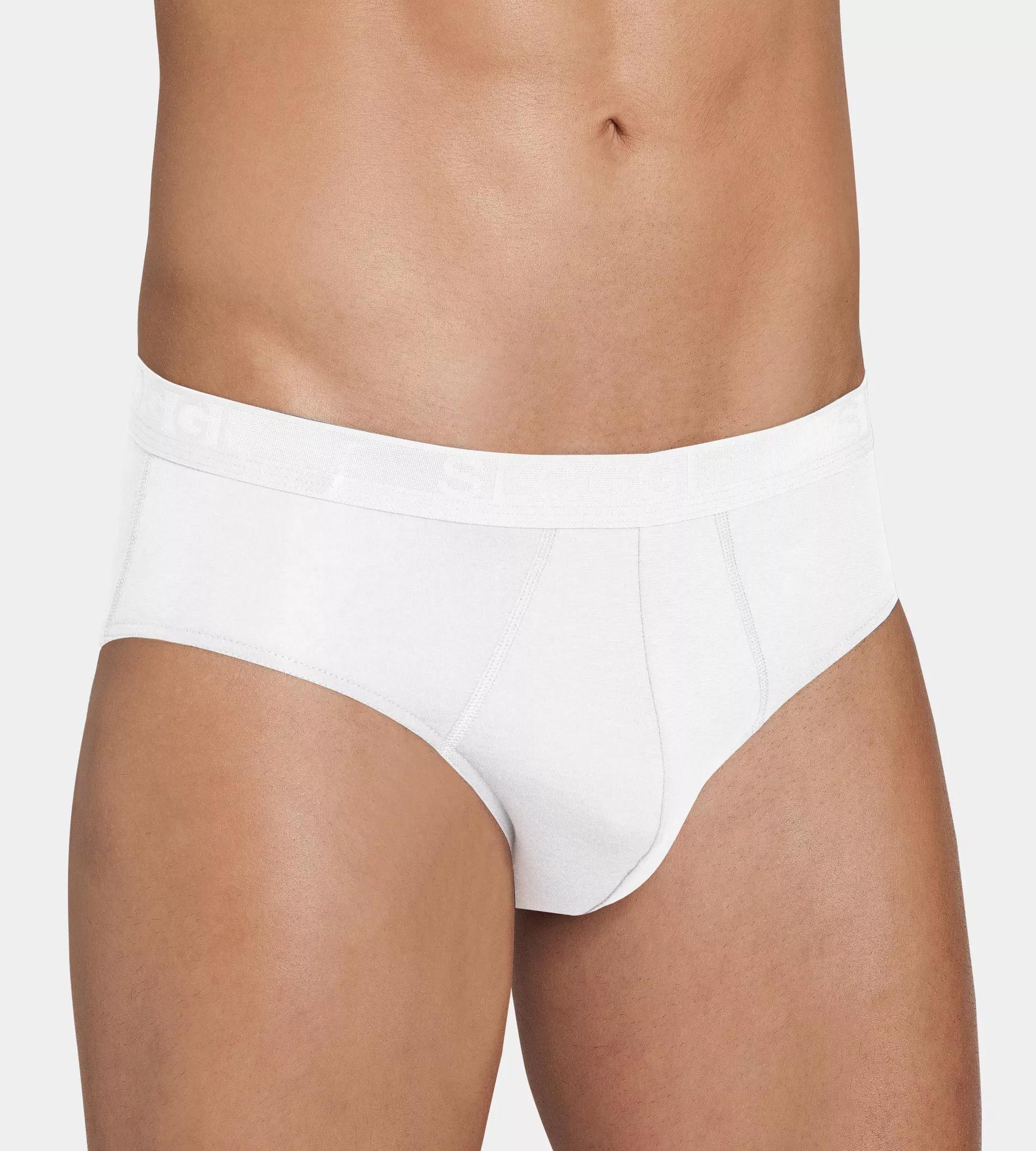 Sloggi Men EVER New Midi, heren slip met smalle zijkanten (1-pack), wit