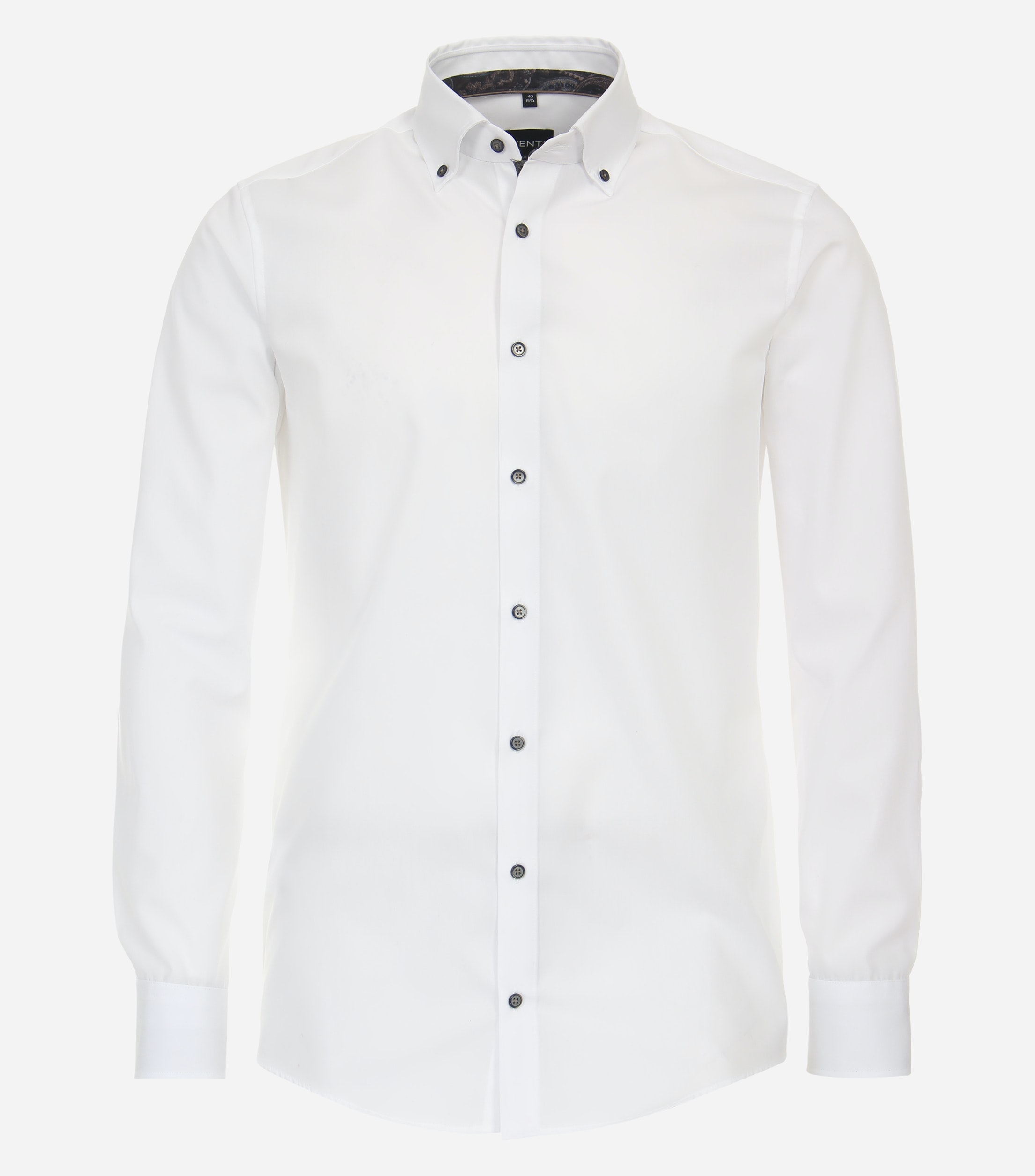 VENTI modern fit overhemd, popeline, wit