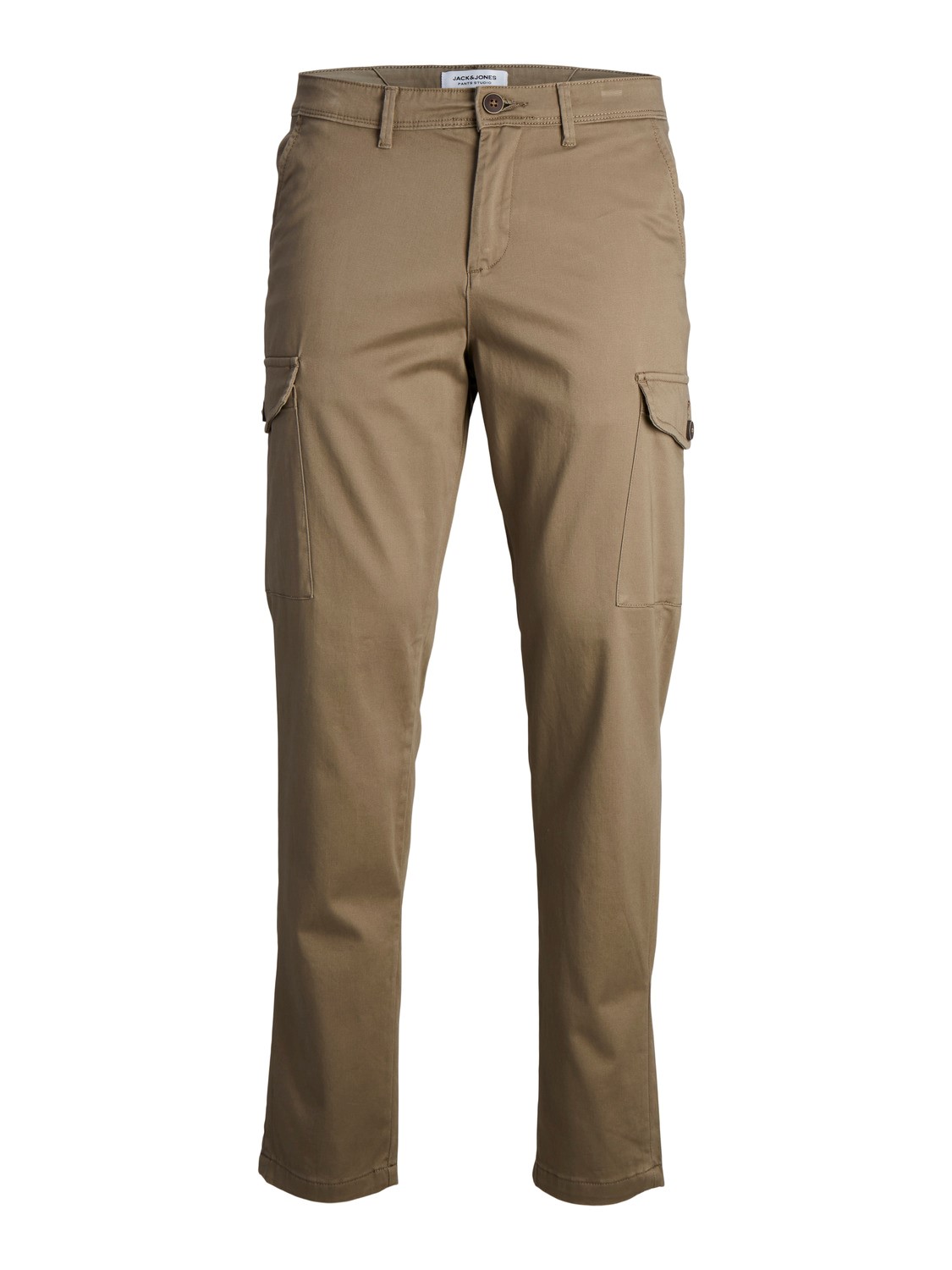 JACK & JONES Ollie Bowie Cargo loose fit, heren cargo broek, beige