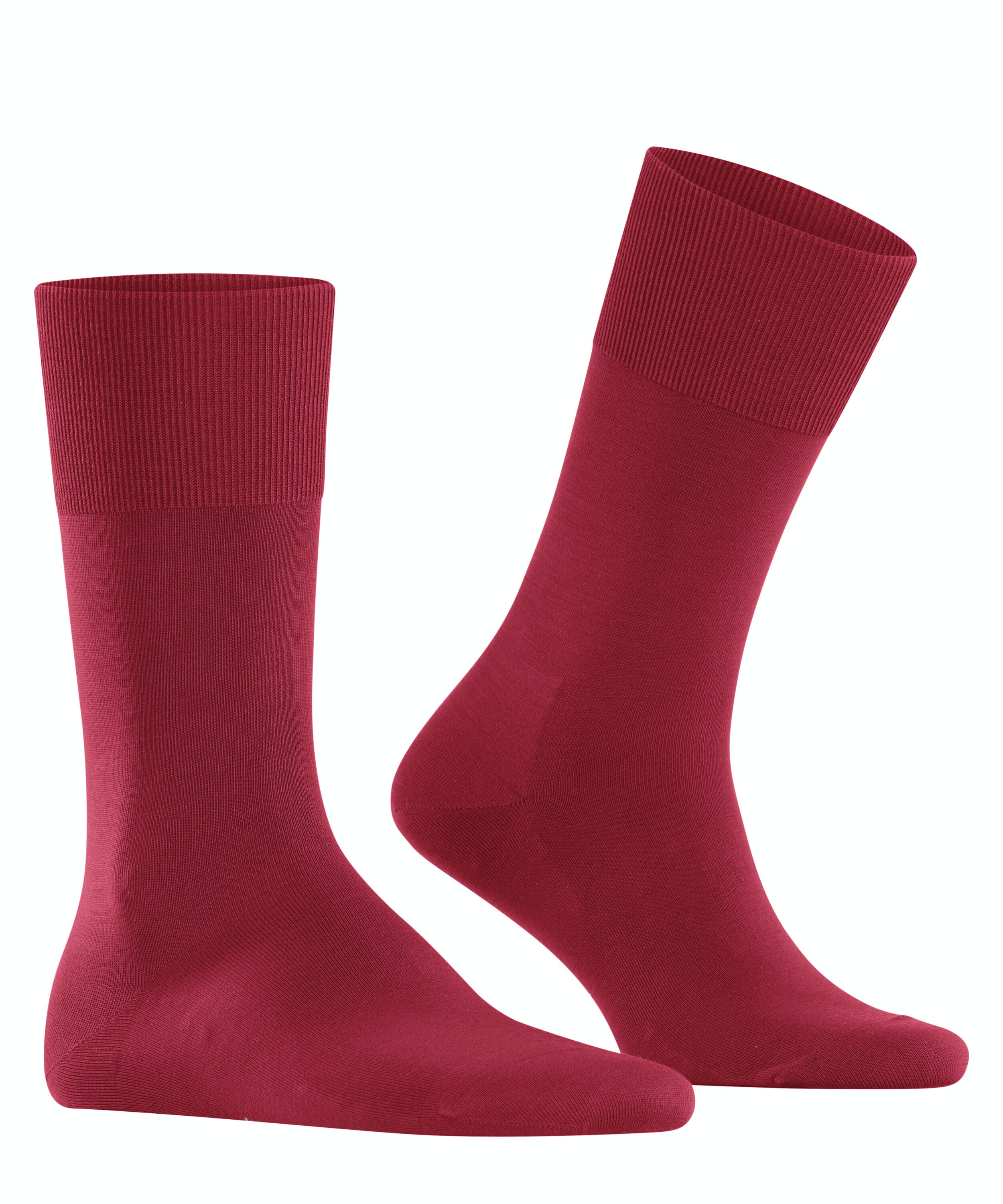 FALKE ClimaWool herensokken, rood (scarlet)