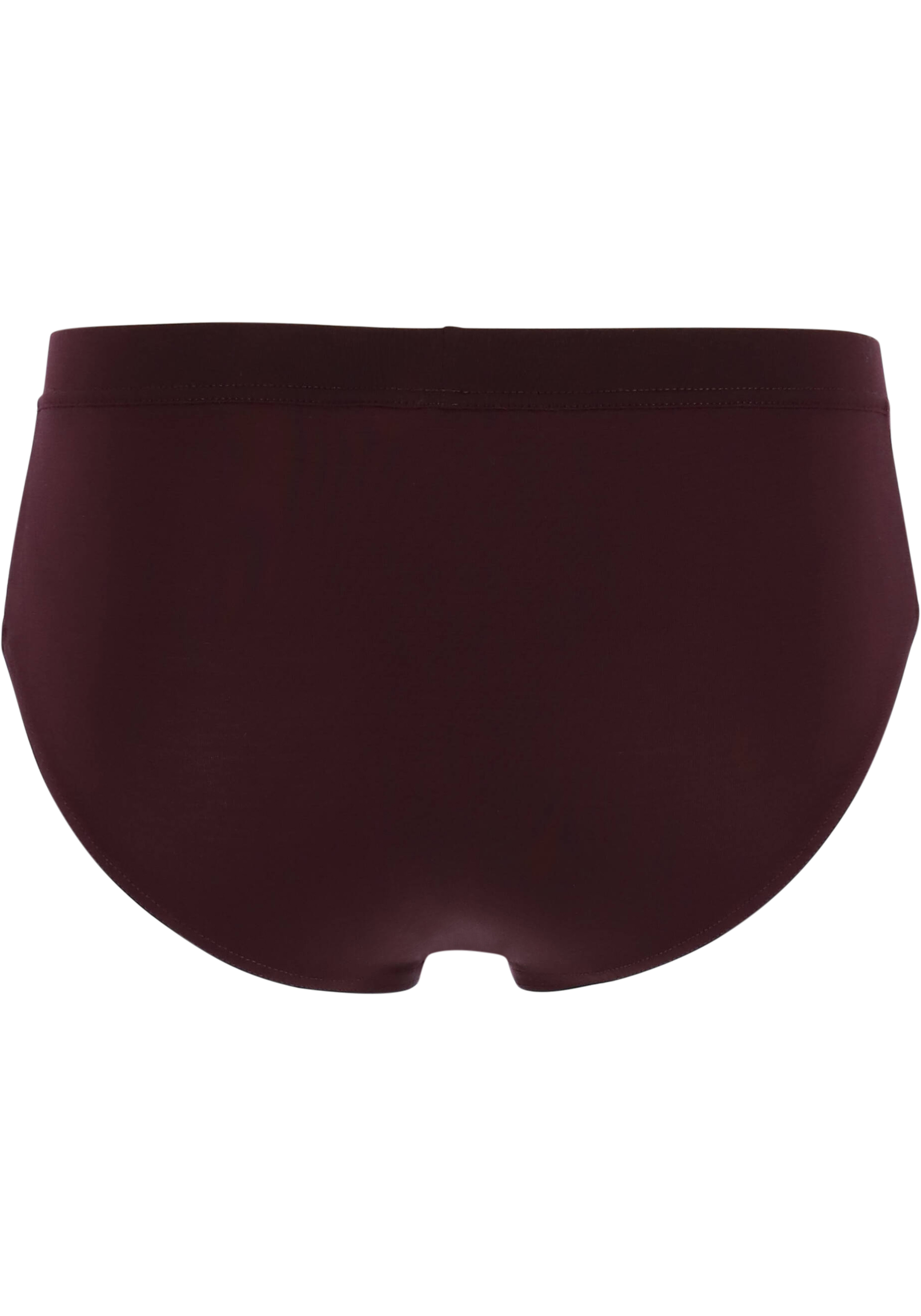HOM Tencel soft comfort mini briefs HO1 (1-pack), heren slip met horizointale gulp, bordeaux