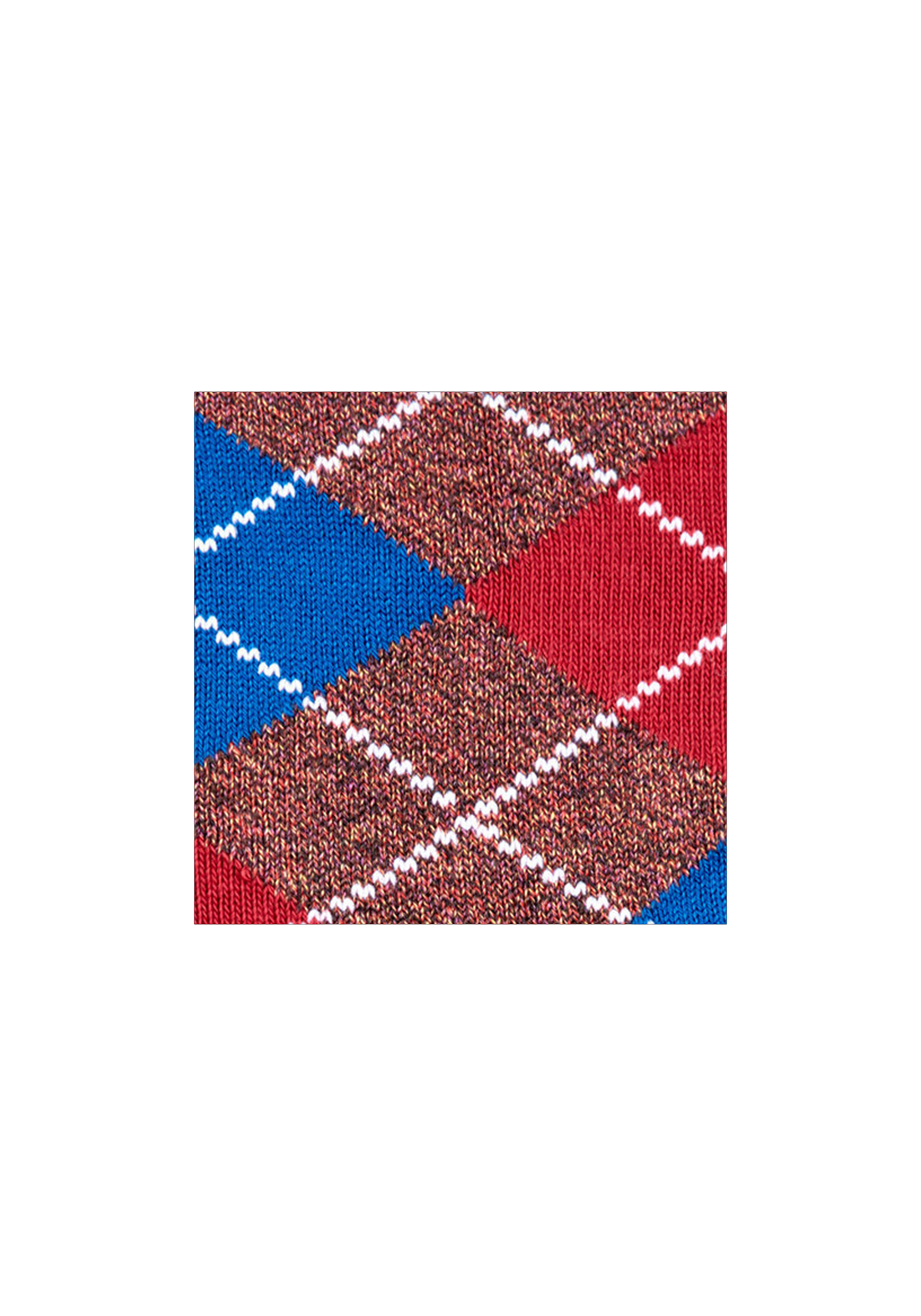 Burlington Argyle Heren Huissokken, rood geruit
