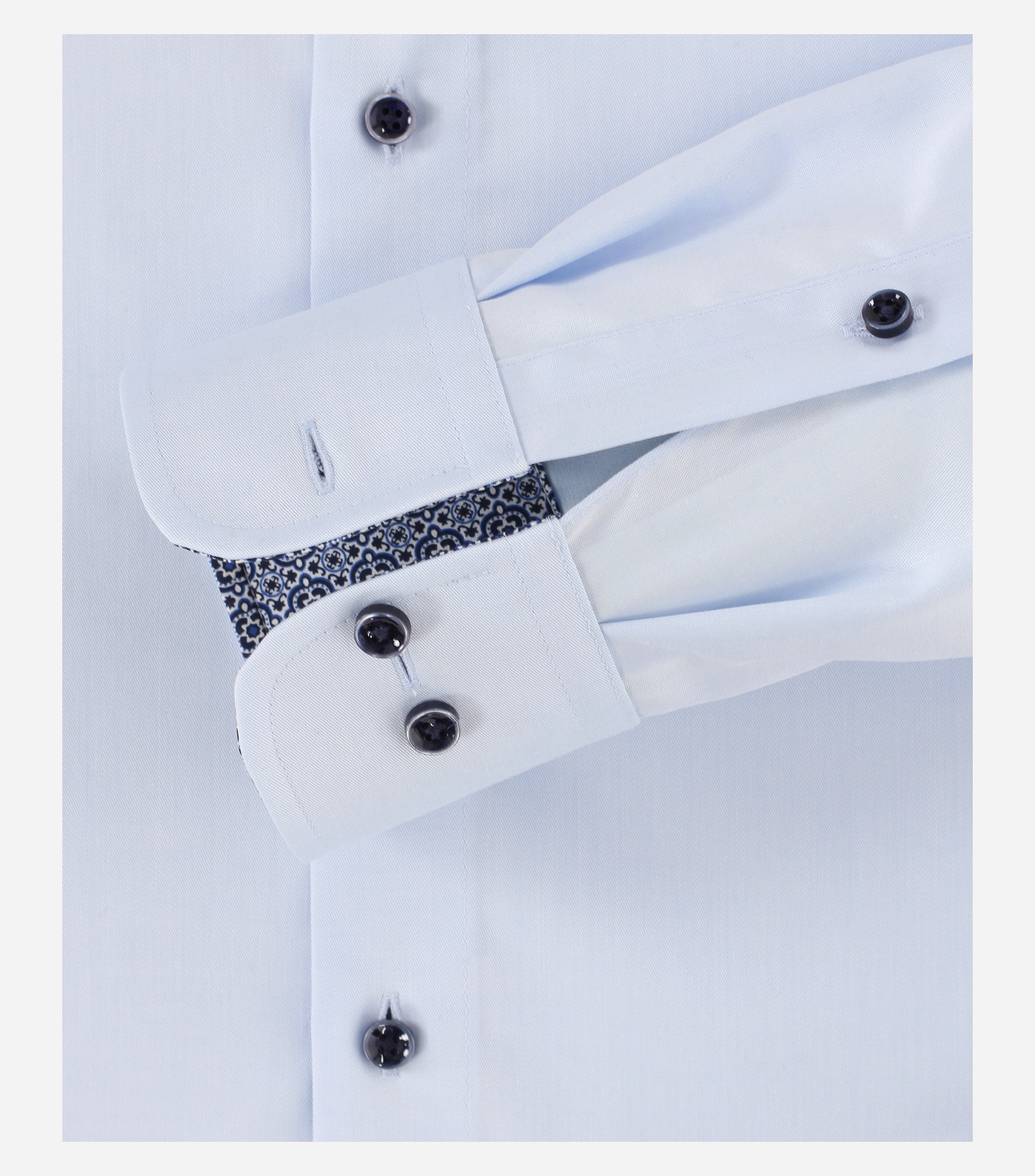 CASA MODA modern fit overhemd, twill, blauw