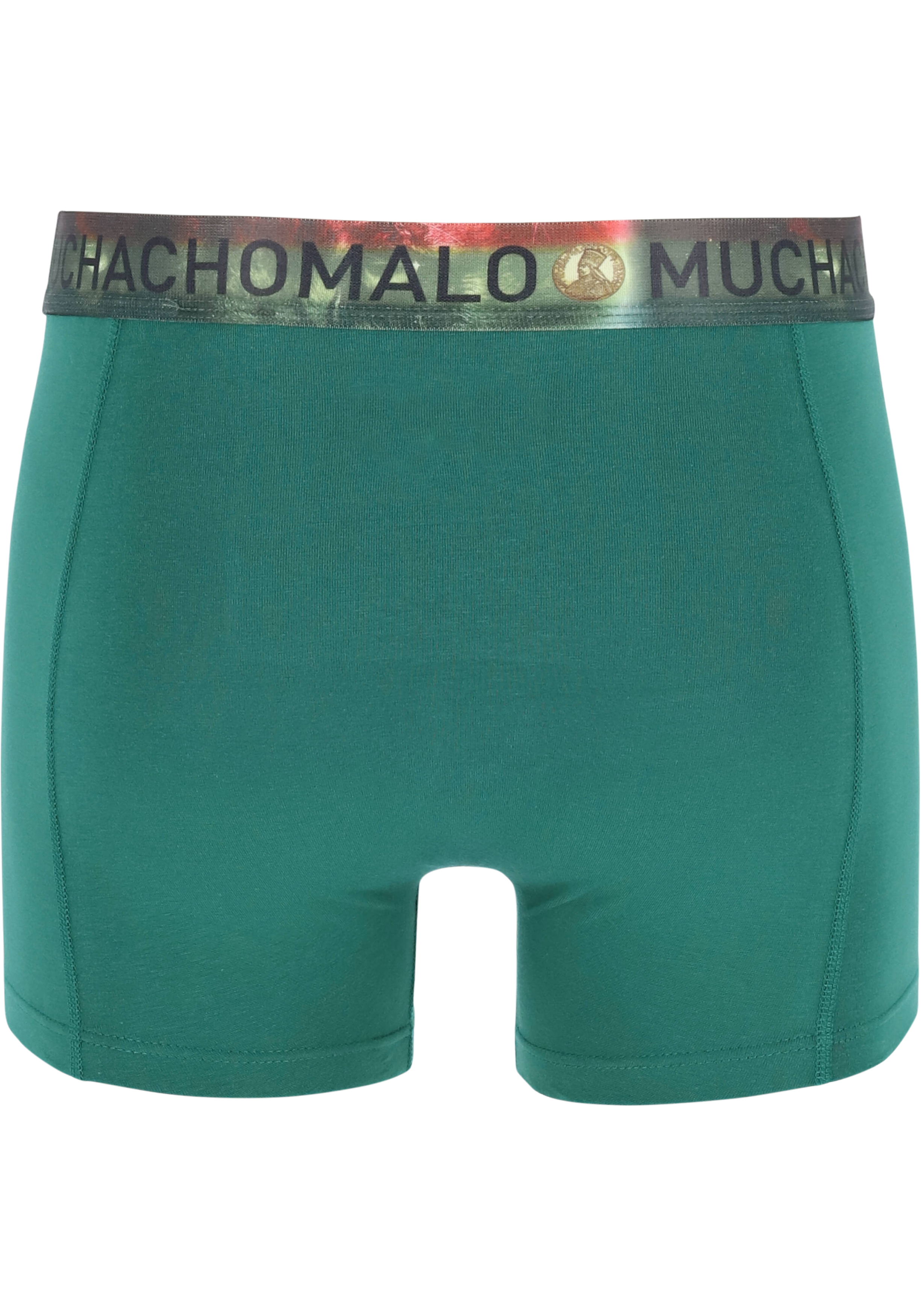 Muchachomalo heren boxershorts (4-pack), shorts Bobmalo Queen, print, groen, zwart