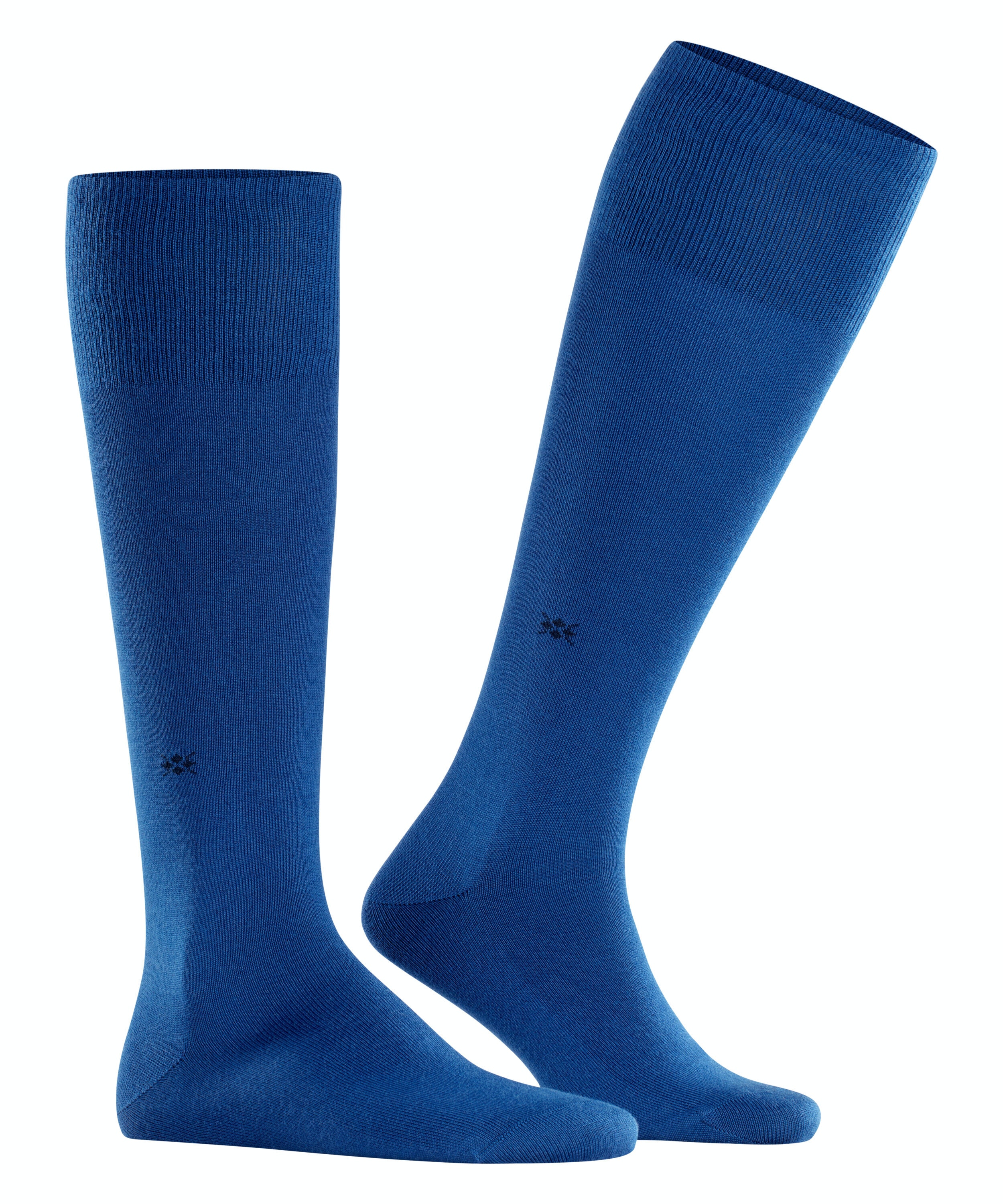 Burlington Leeds heren kniekousen, blauw (royal blue)
