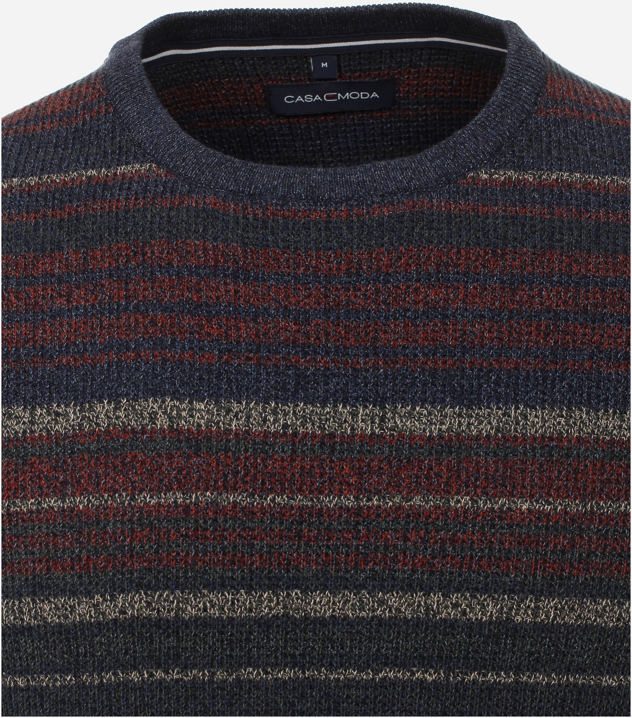 CASA MODA comfort fit trui, blauw gestreept