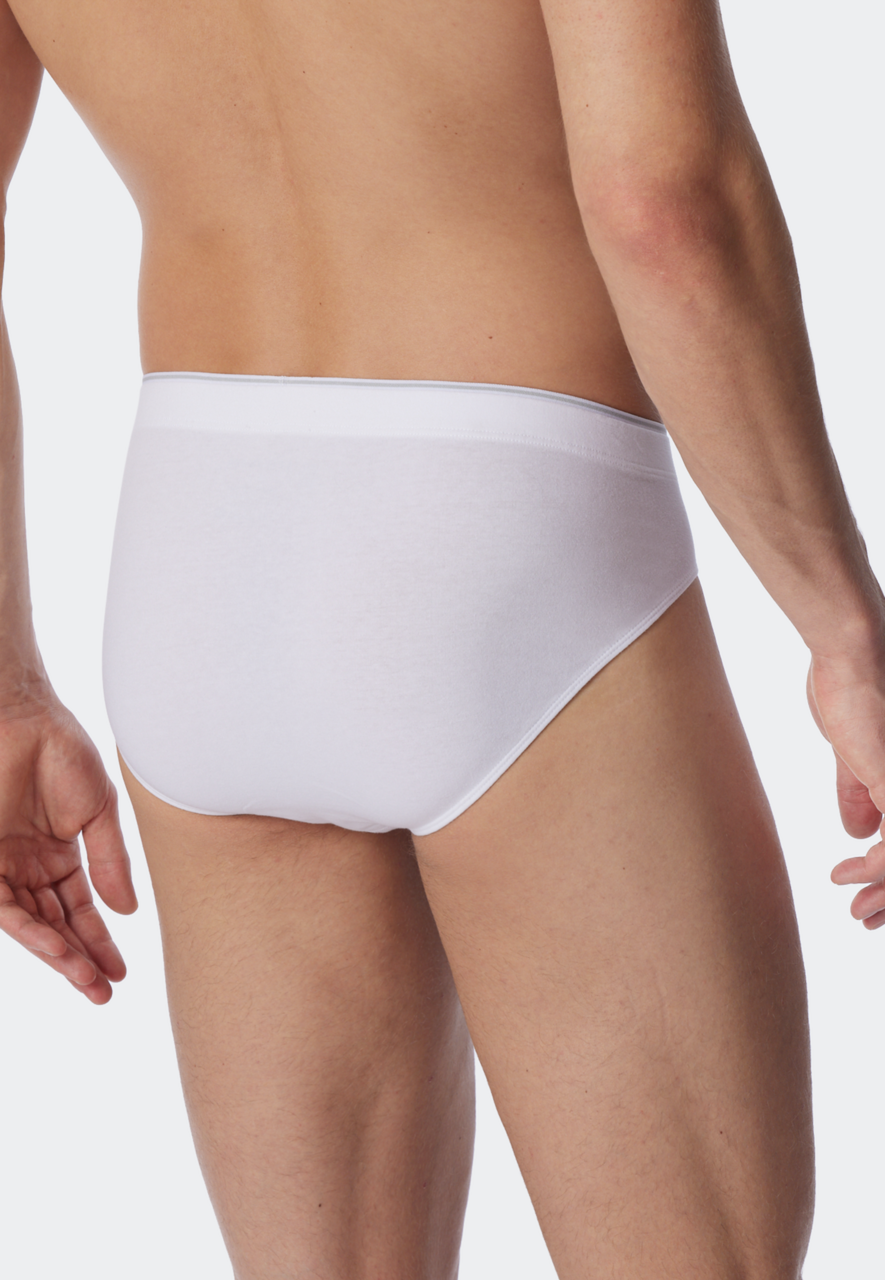SCHIESSER 95/5 slip (1-pack), heren supermini slip biokatoen wit
