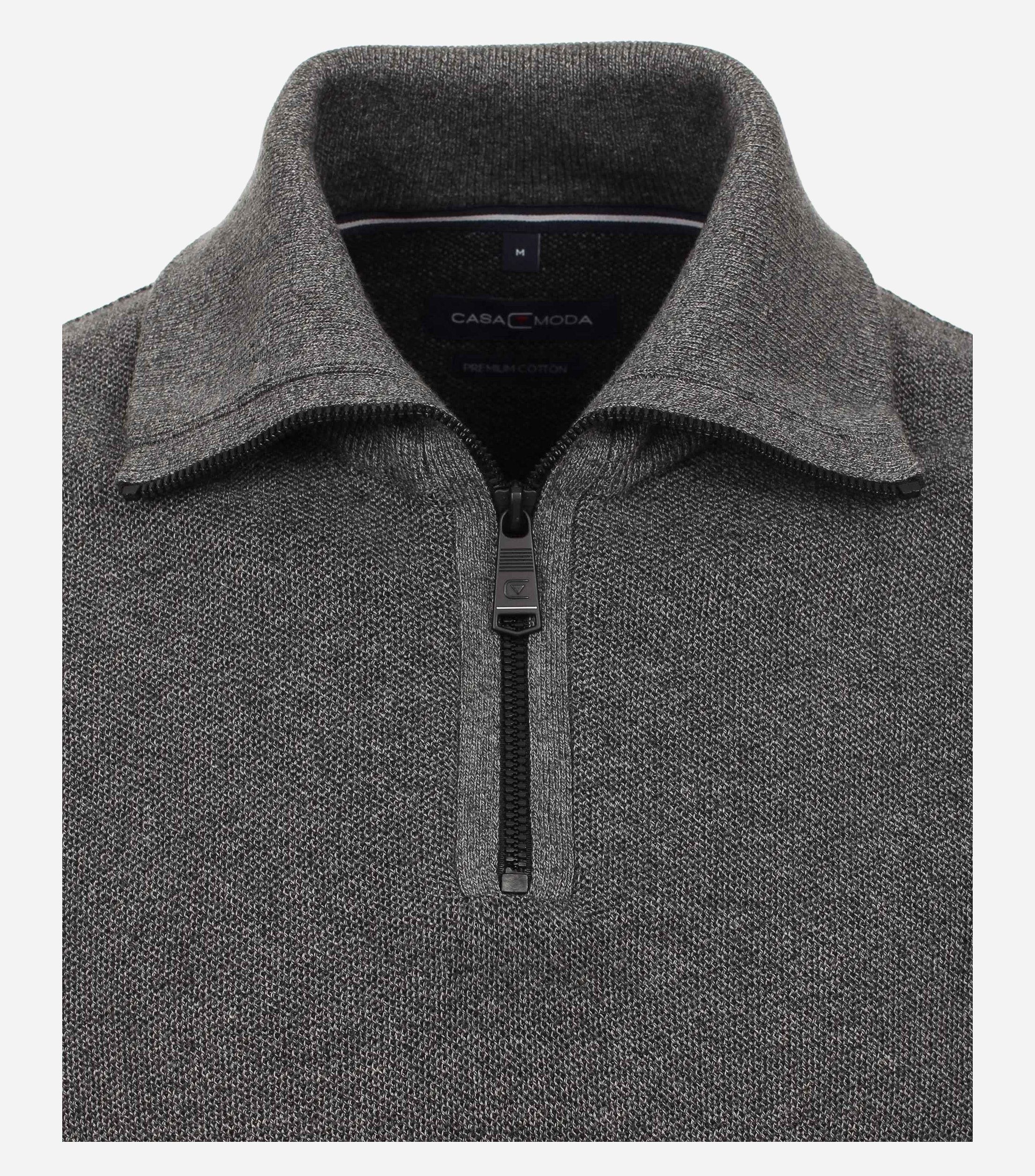 CASA MODA comfort fit schipperstrui, grijs melange
