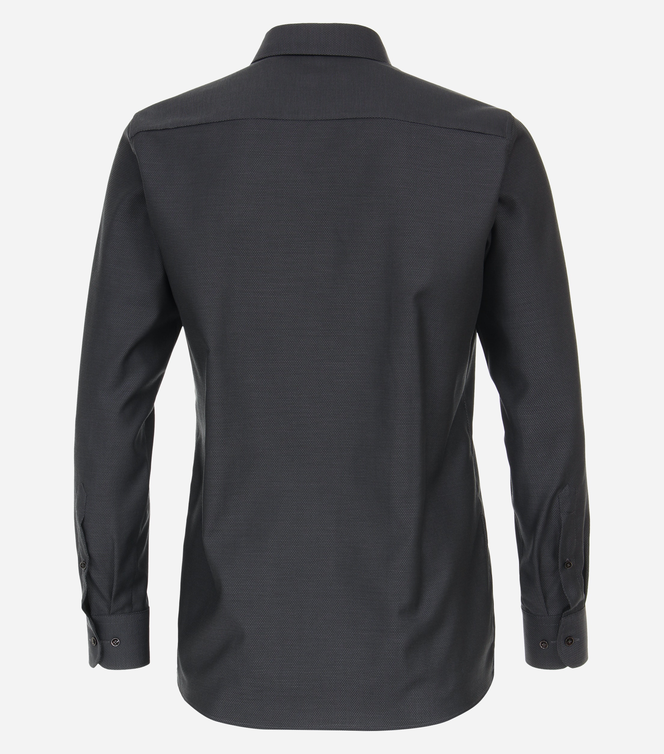 CASA MODA modern fit overhemd, dobby, antraciet