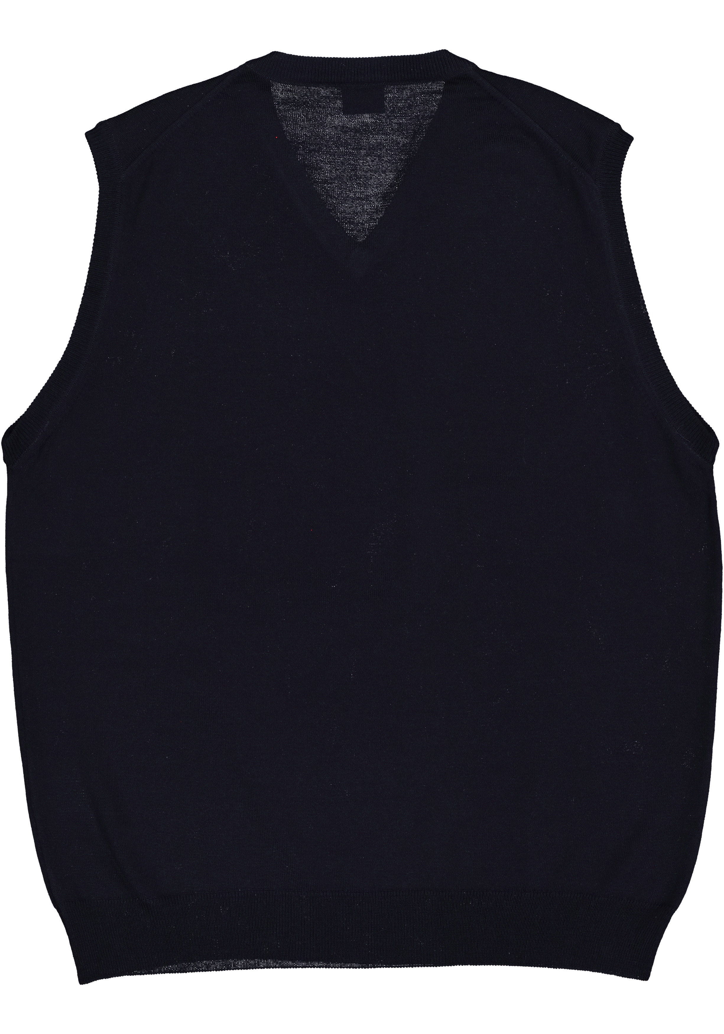 OLYMP modern fit spencer wol, V-hals, marine blauw