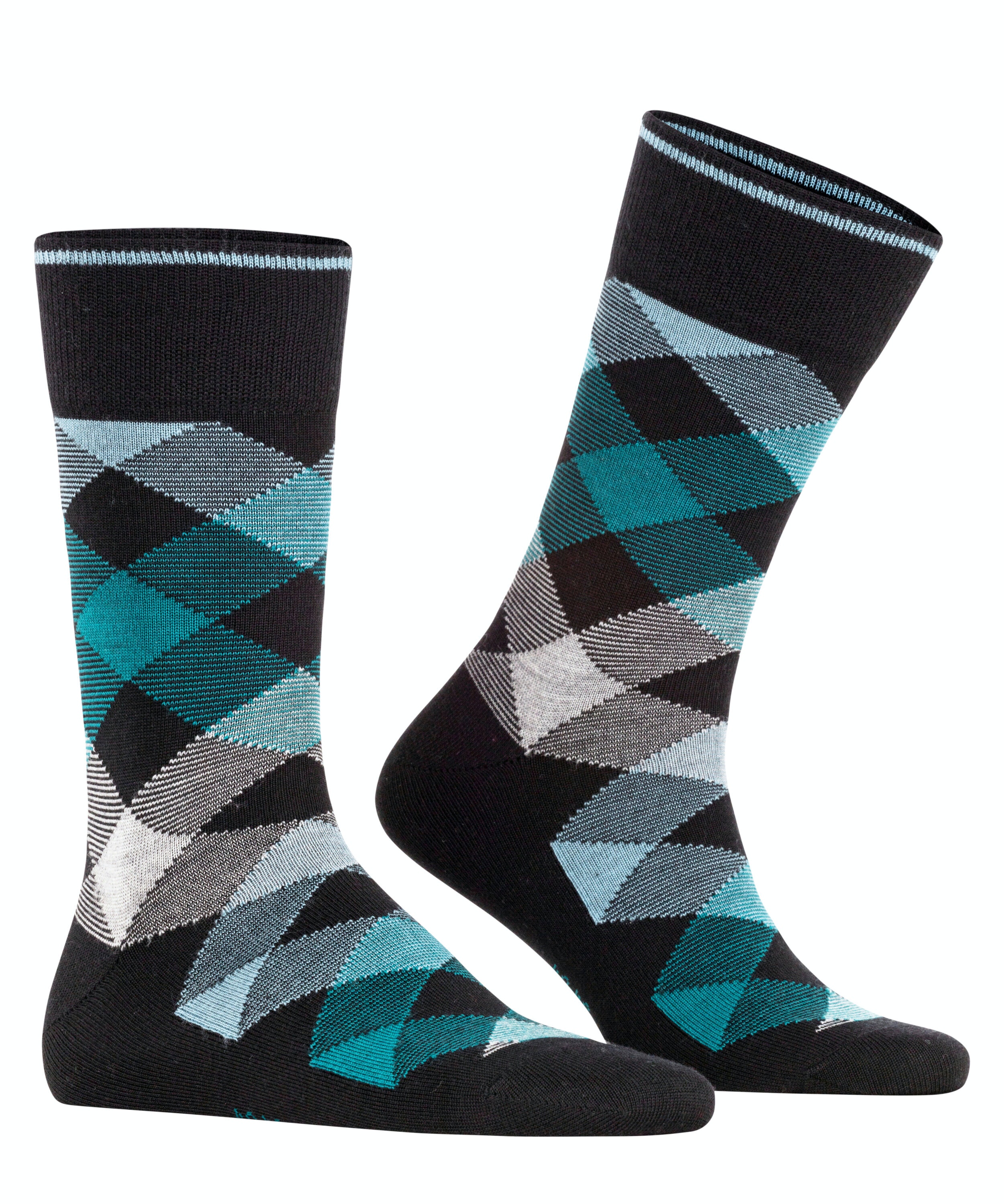 Burlington Newcastle herensokken, zwart (black)