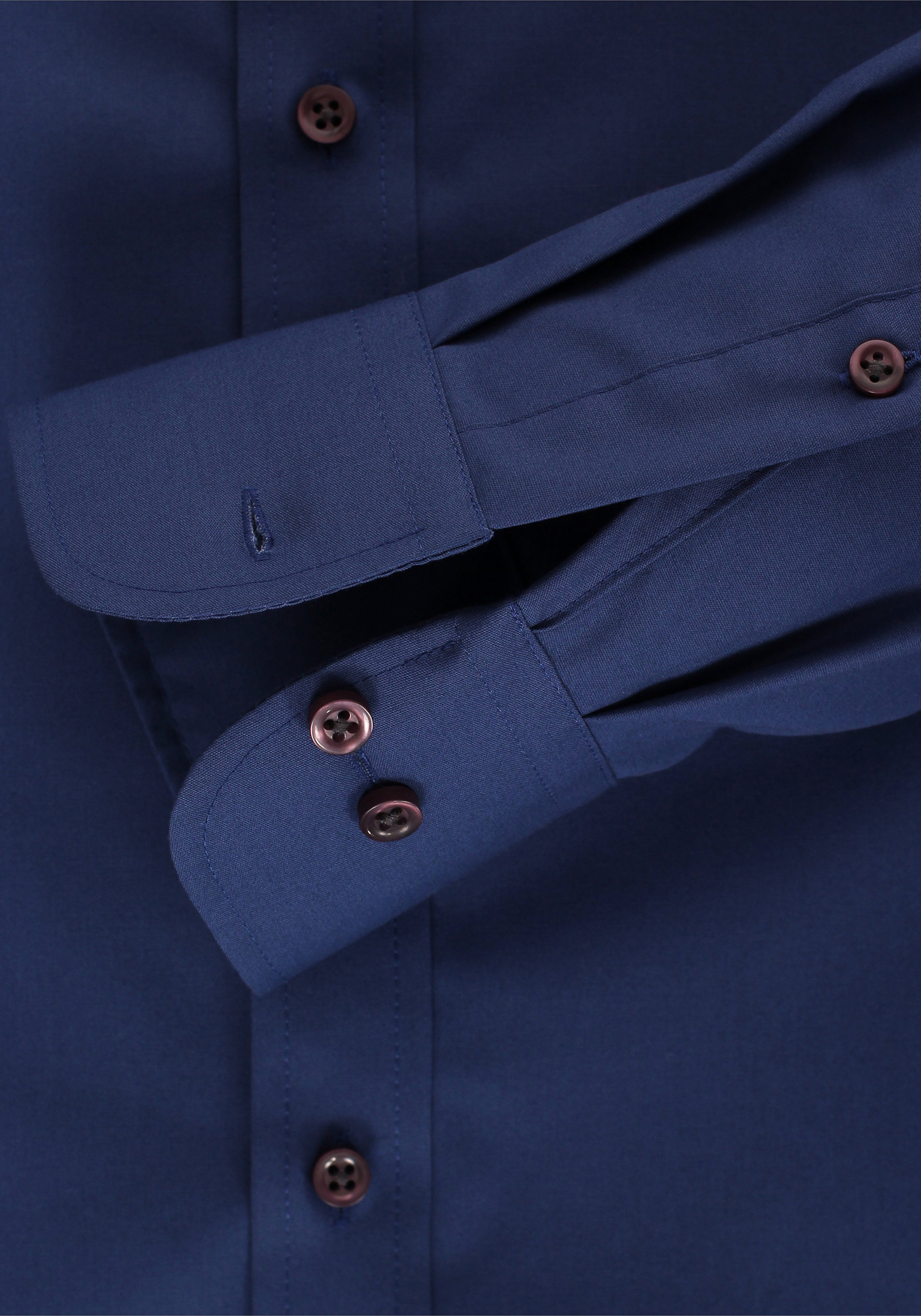 Redmond regular fit overhemd, marine blauw