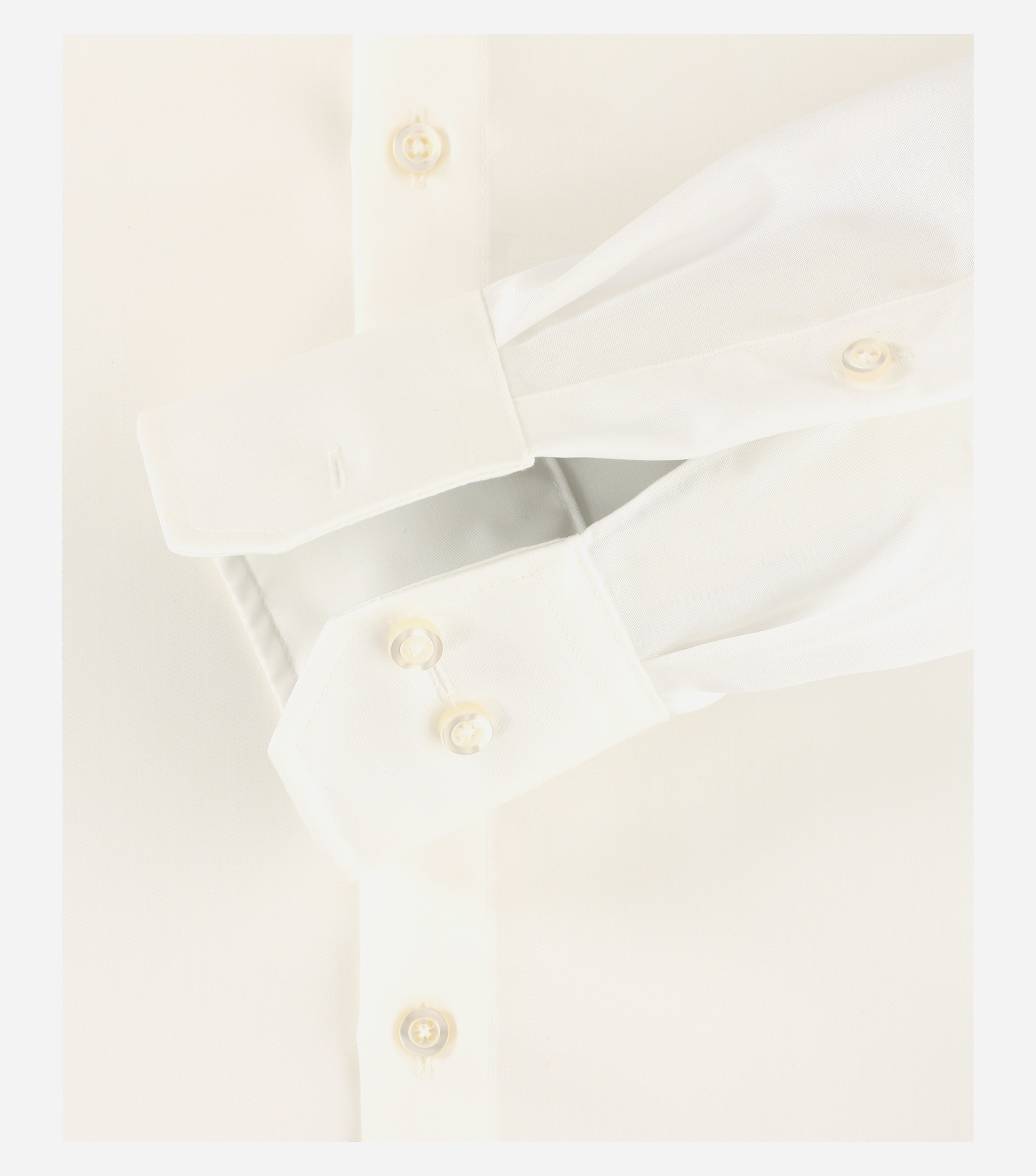 VENTI modern fit overhemd, mouwlengte 72 cm, twill, beige