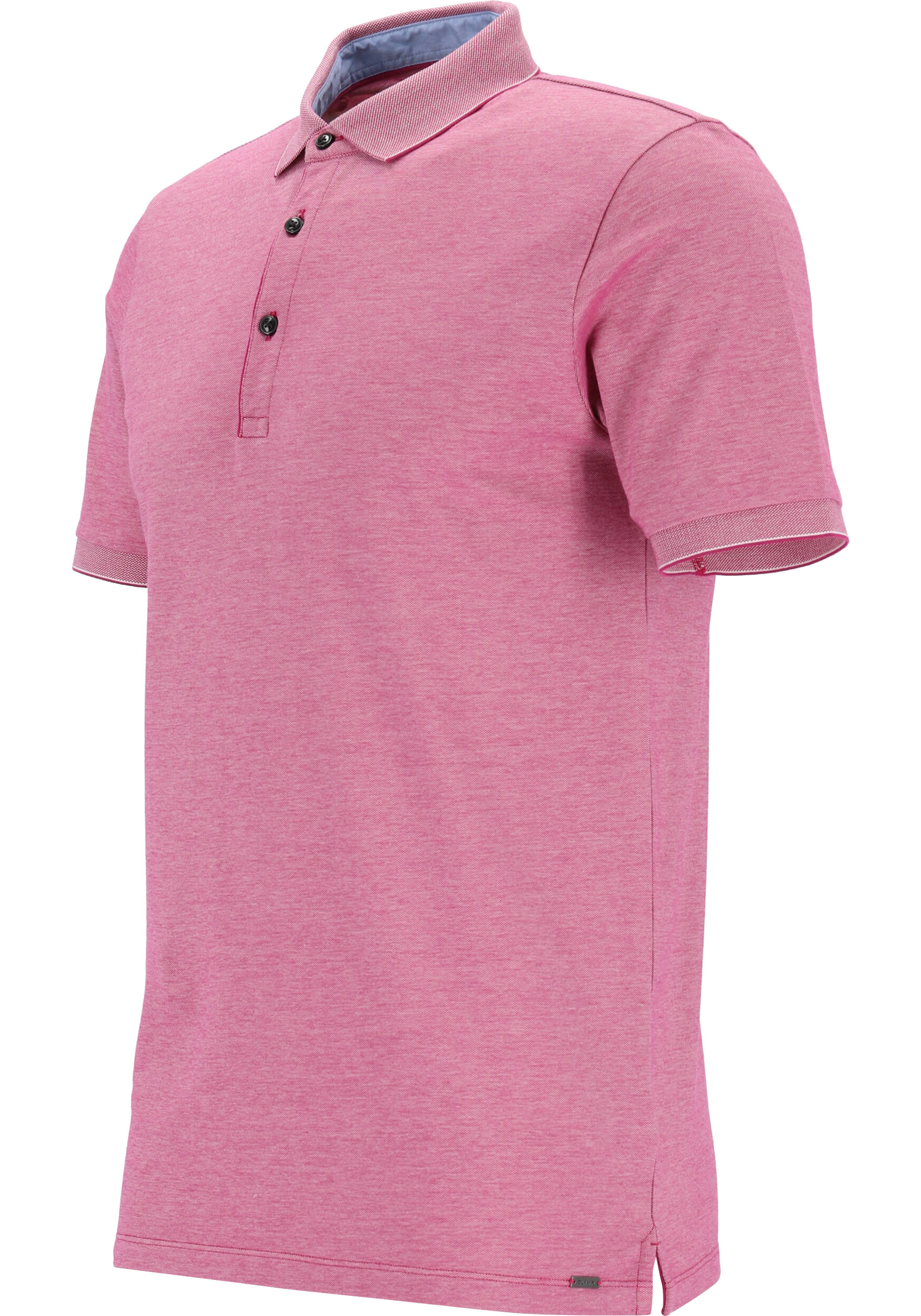 OLYMP Level 5 body fit poloshirt, stretch, fuchsia roze