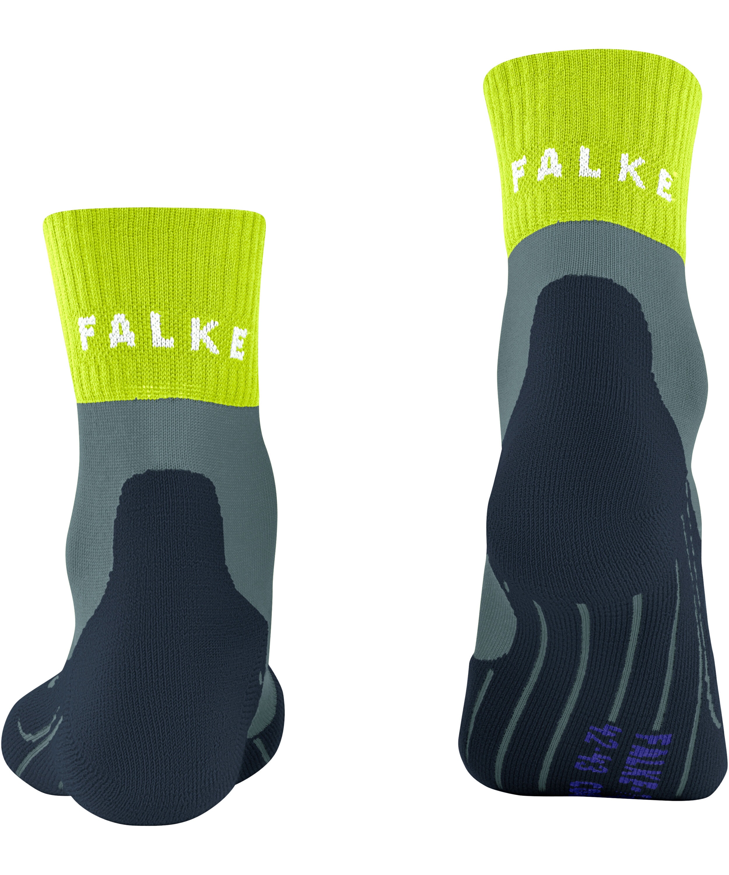 FALKE TK2 Explore Cool Short heren trekking sokken kort, grijs (steel grey)