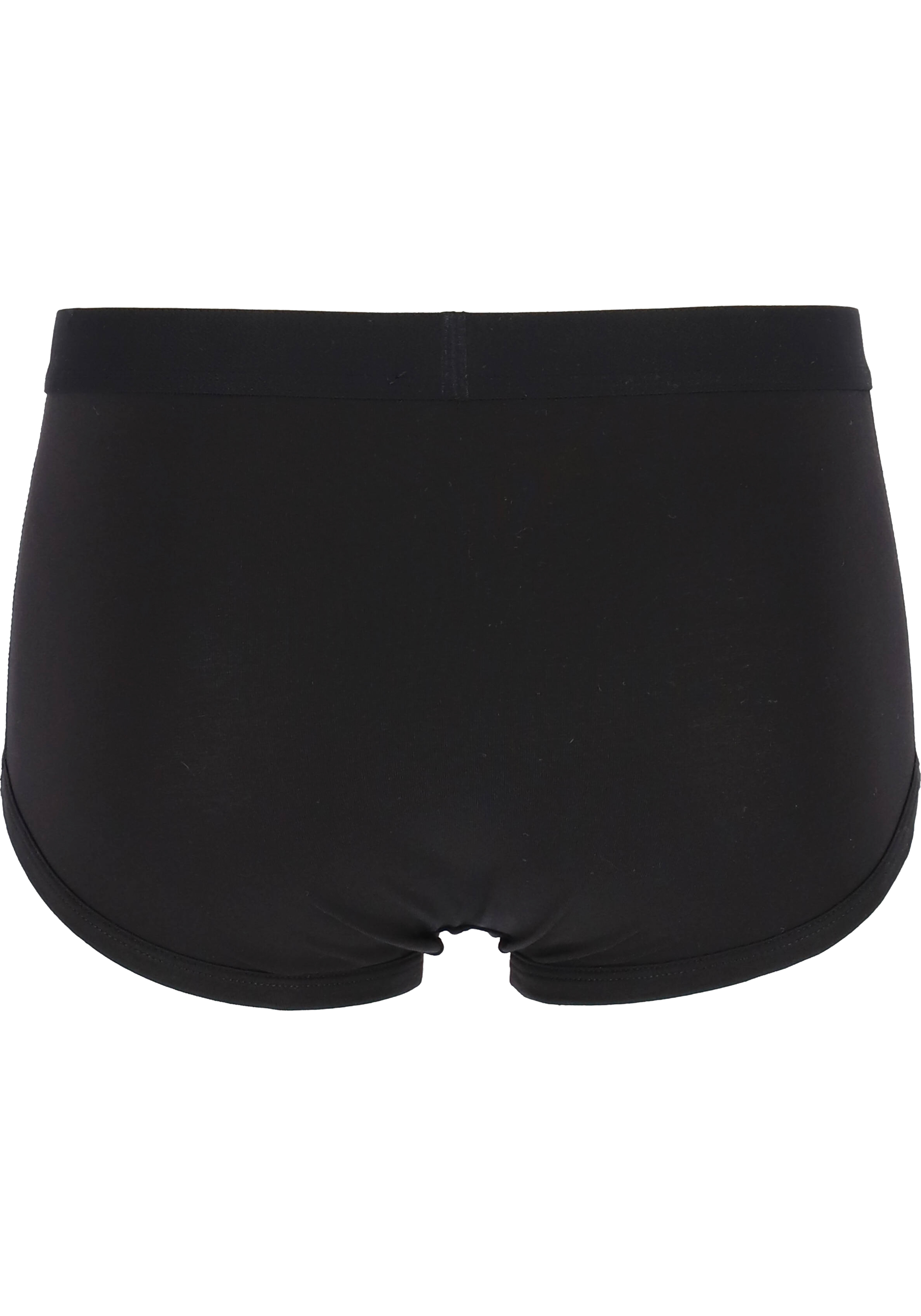 TEN CATE Basics men slips (3-pack), heren heupslips met gulp, zwart