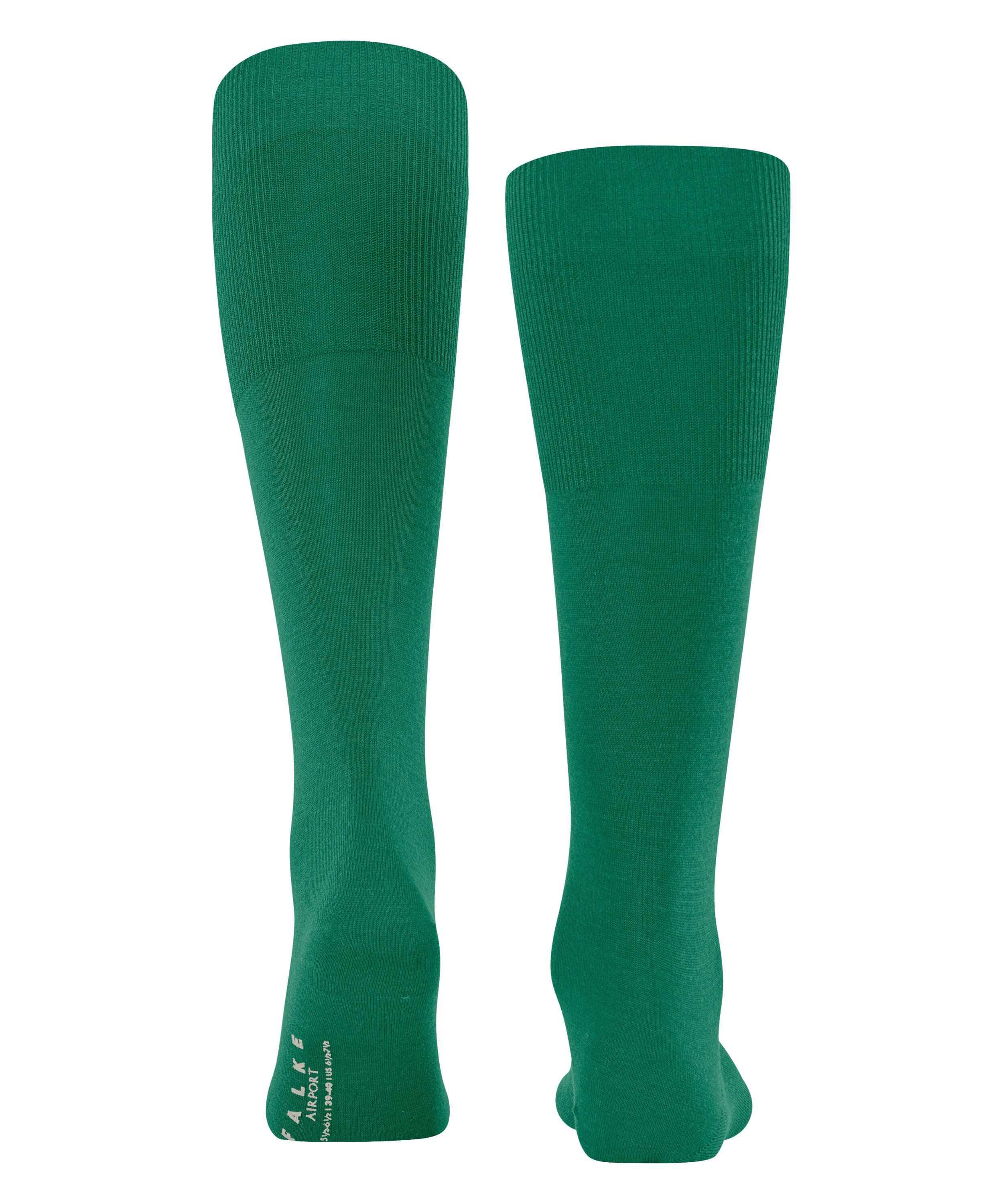 FALKE Airport heren kniekousen, groen (emerald)