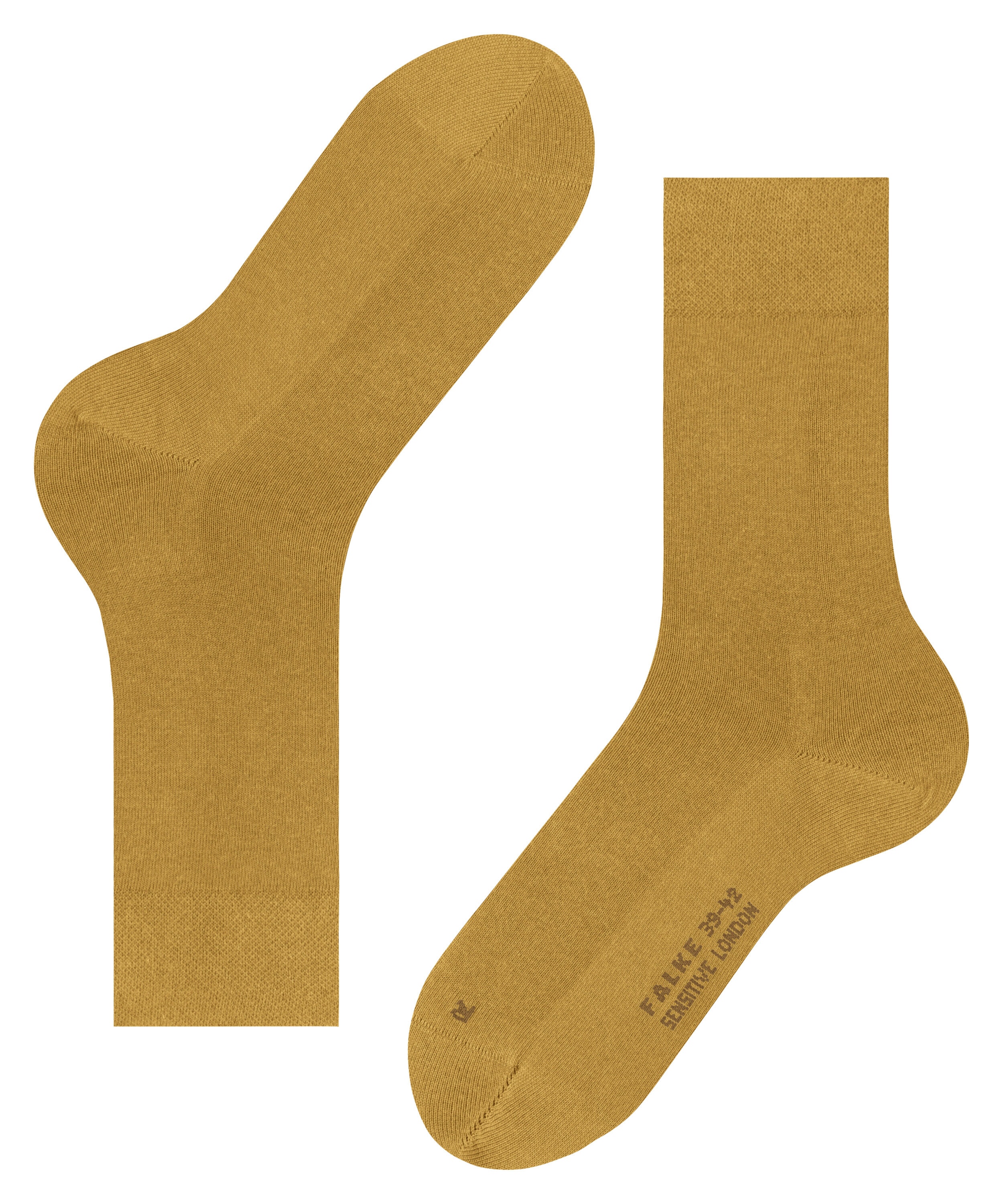FALKE Sensitive London herensokken, licht olijfgroen (brass)