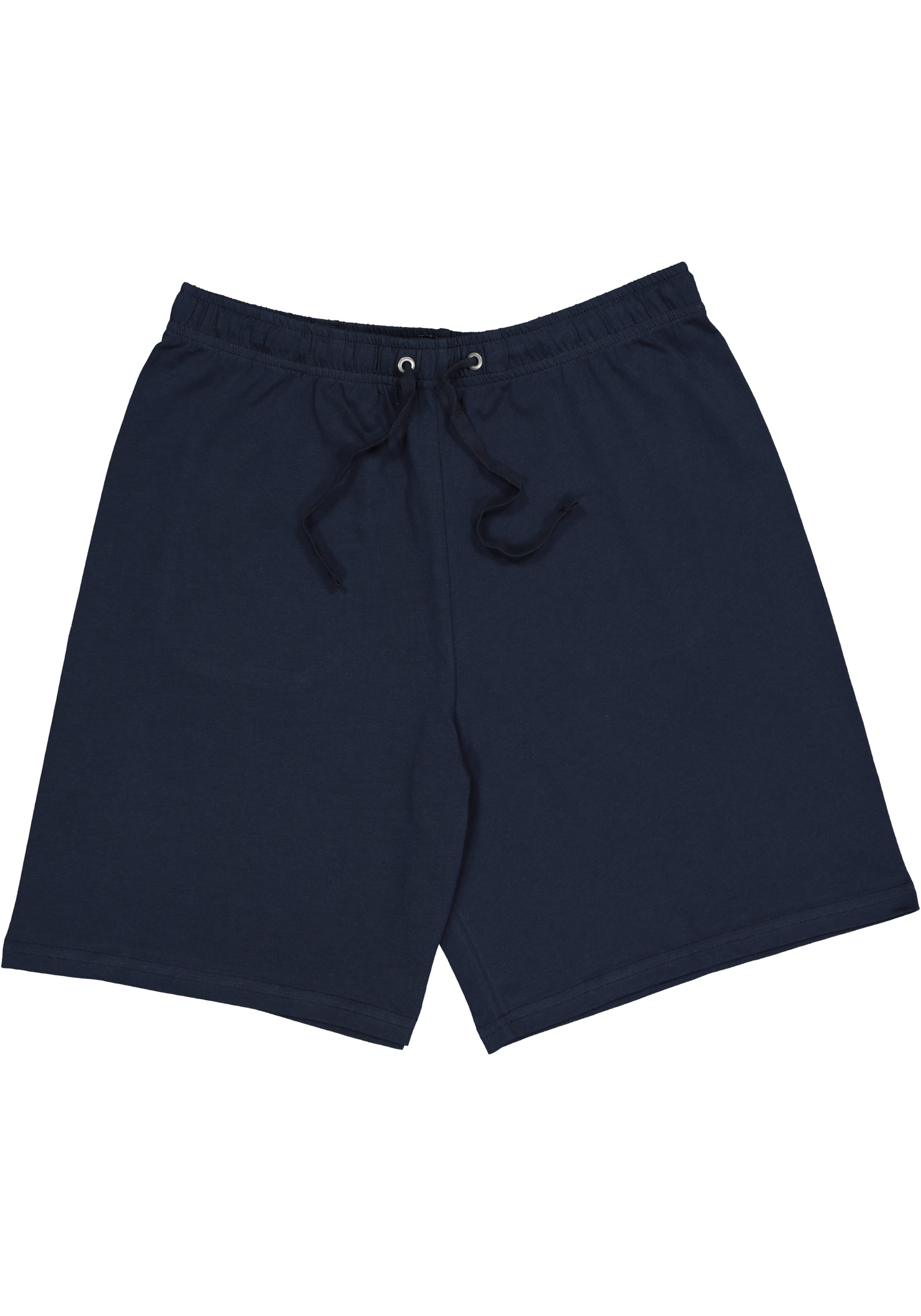 SCHIESSER heren shortama, O-hals, blauw met wit dessin