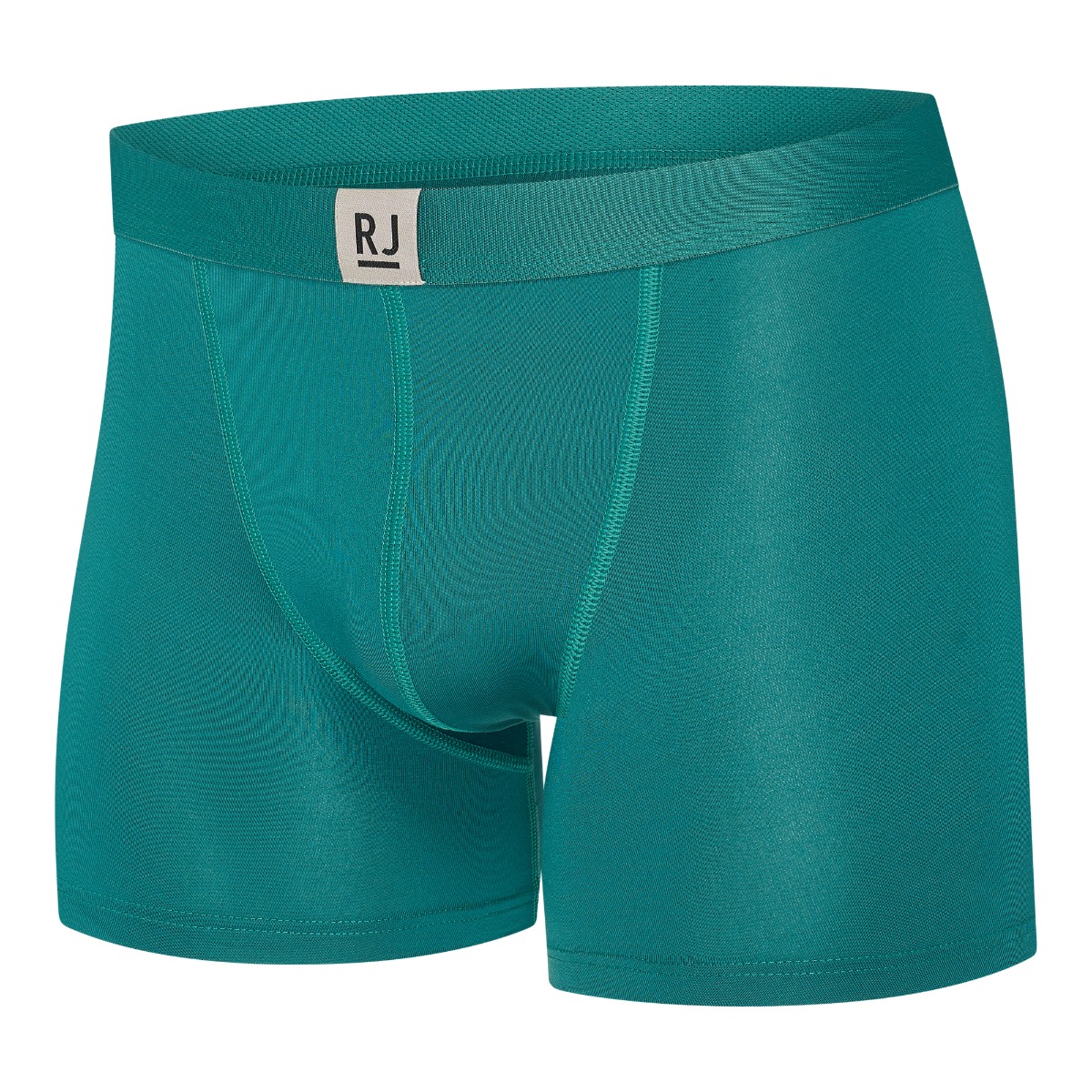 RJ Bodywear RJ Pure Color heren boxer (1-pack), boxer extra lang, groen
