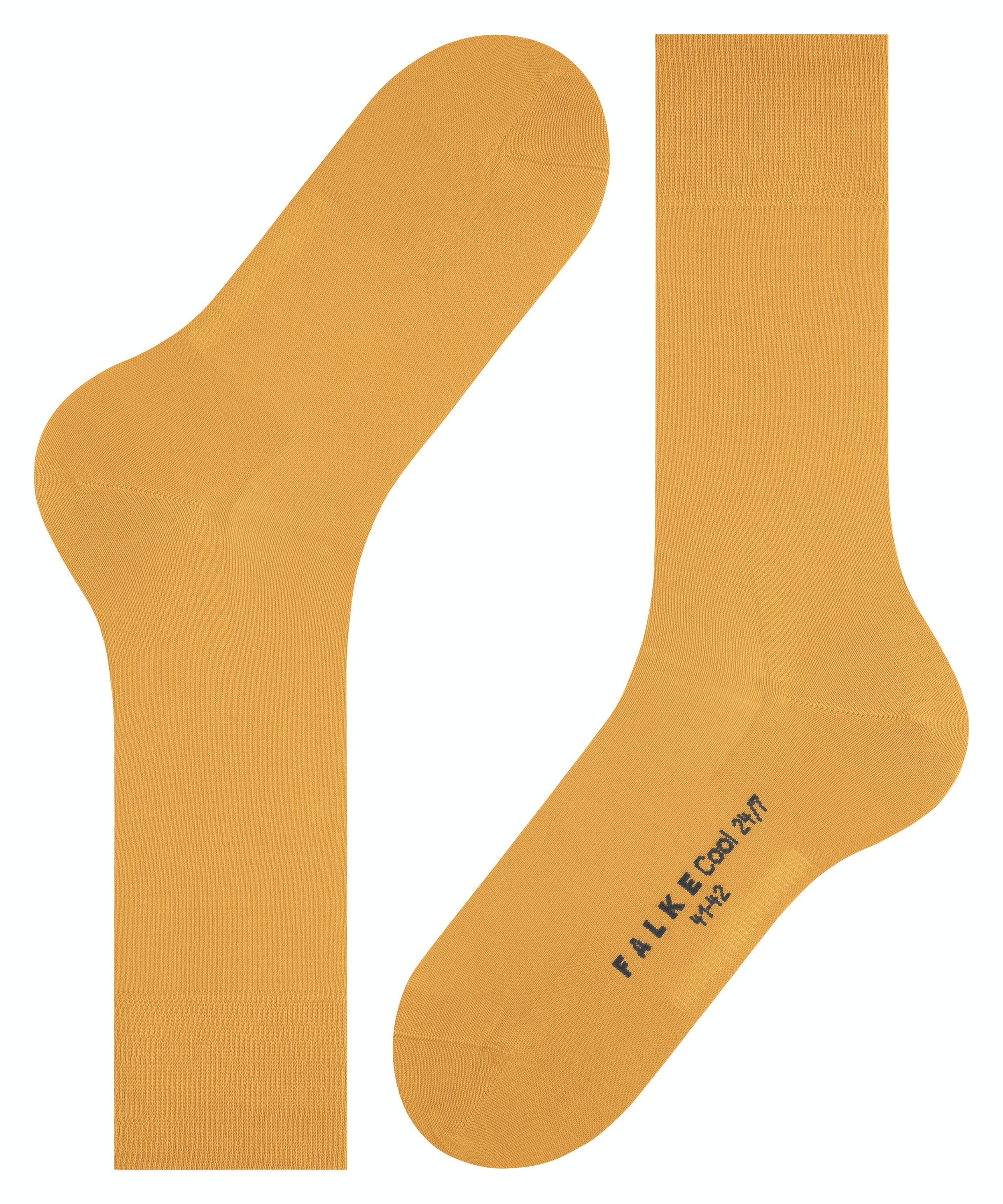 FALKE Cool 24/7 herensokken, geel (hot ray)