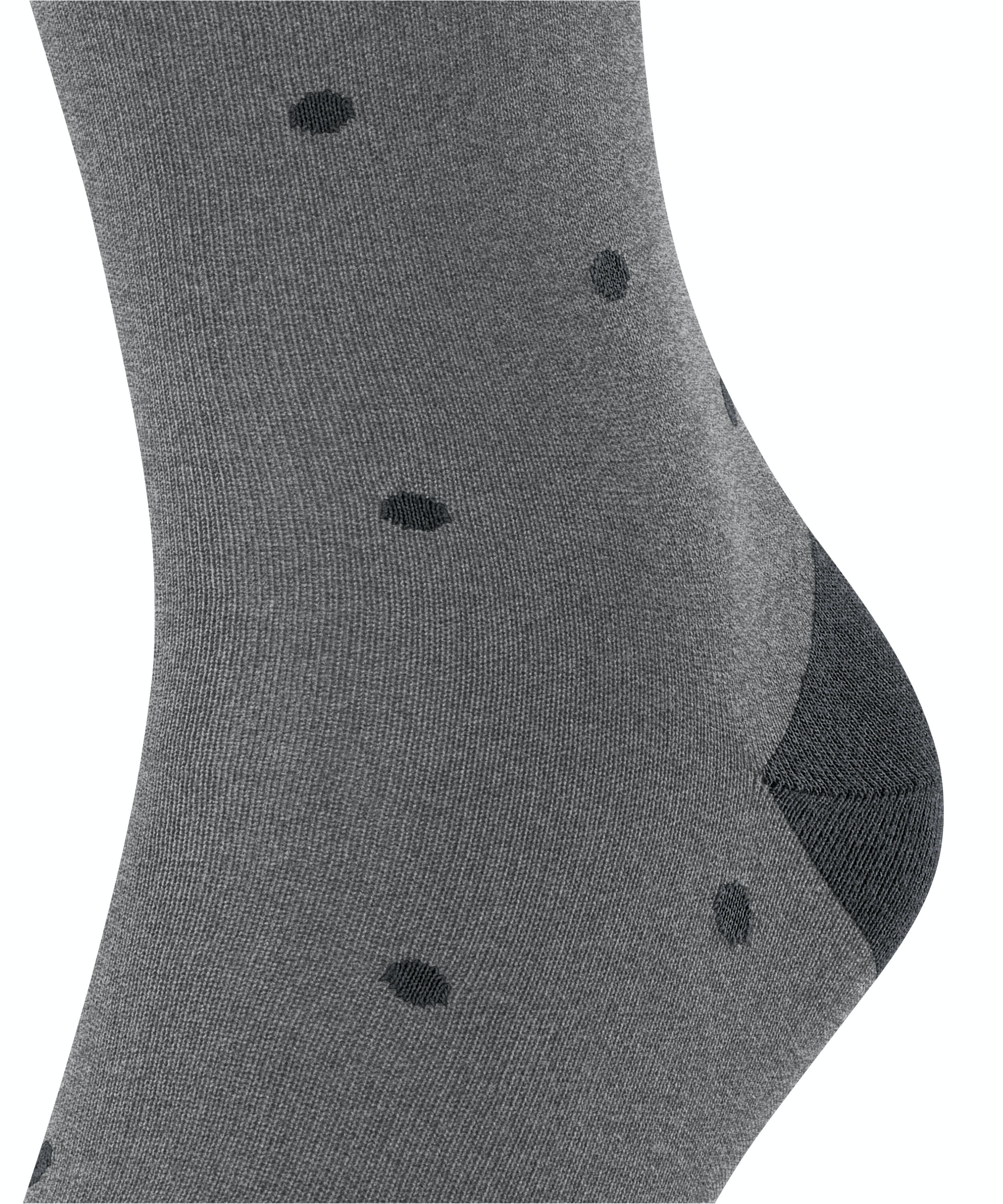FALKE Dot herensokken, grijs melange (steel mel.)