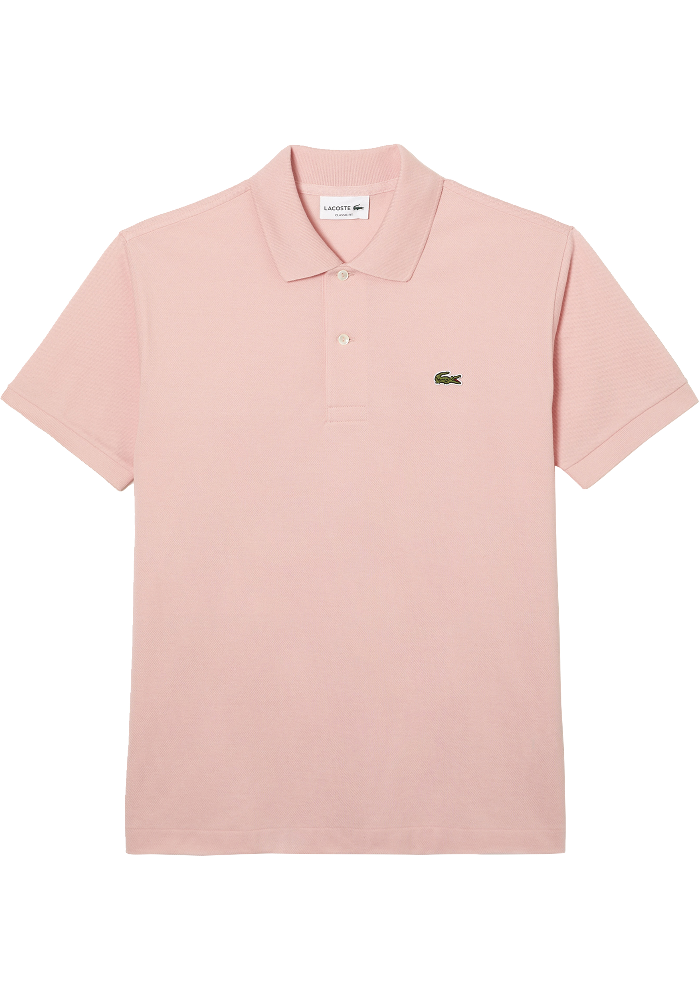 Lacoste Classic Fit polo, lichtroze