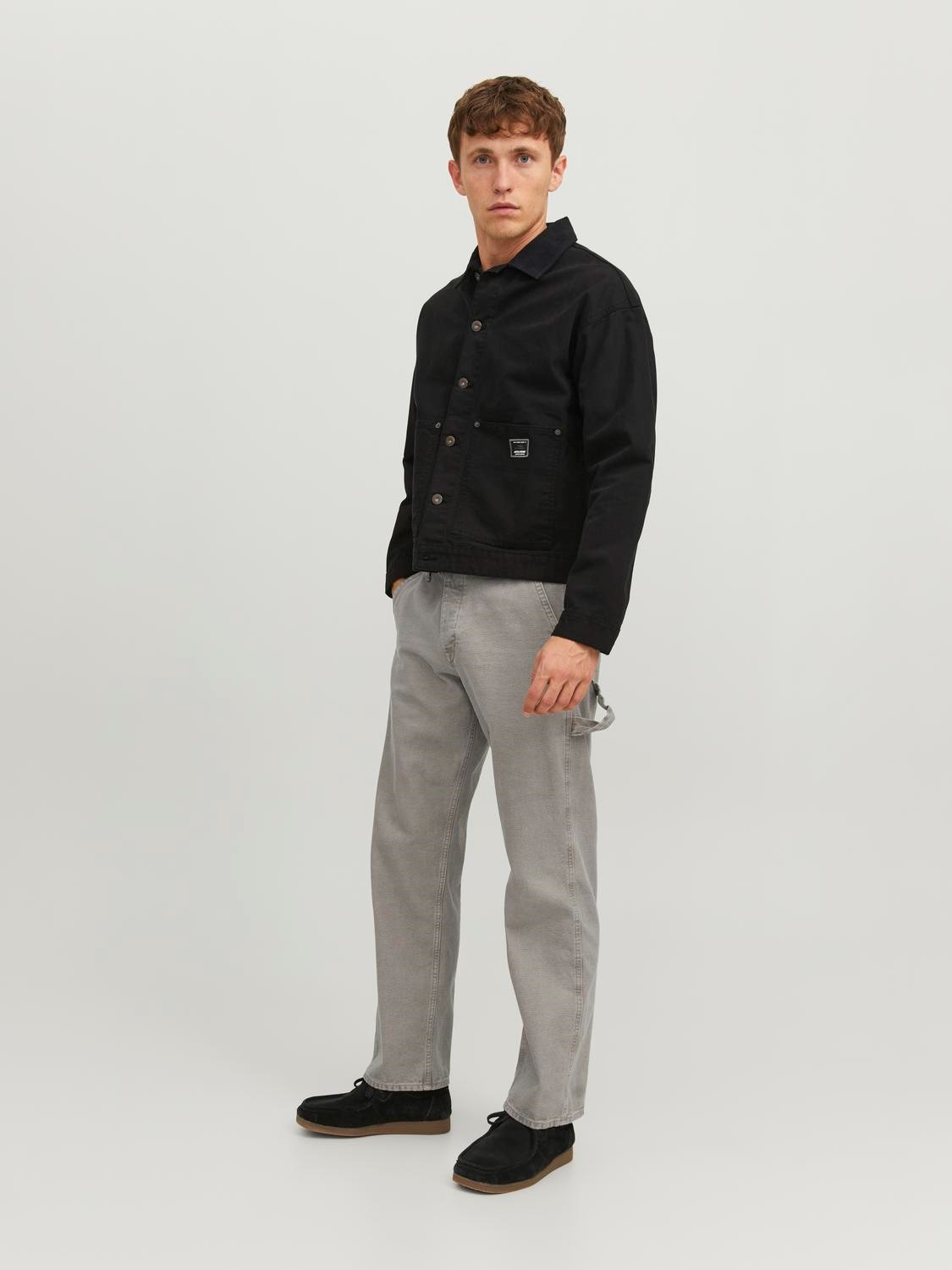 JACK & JONES Eddie Utility regular fit, heren jeans, beige