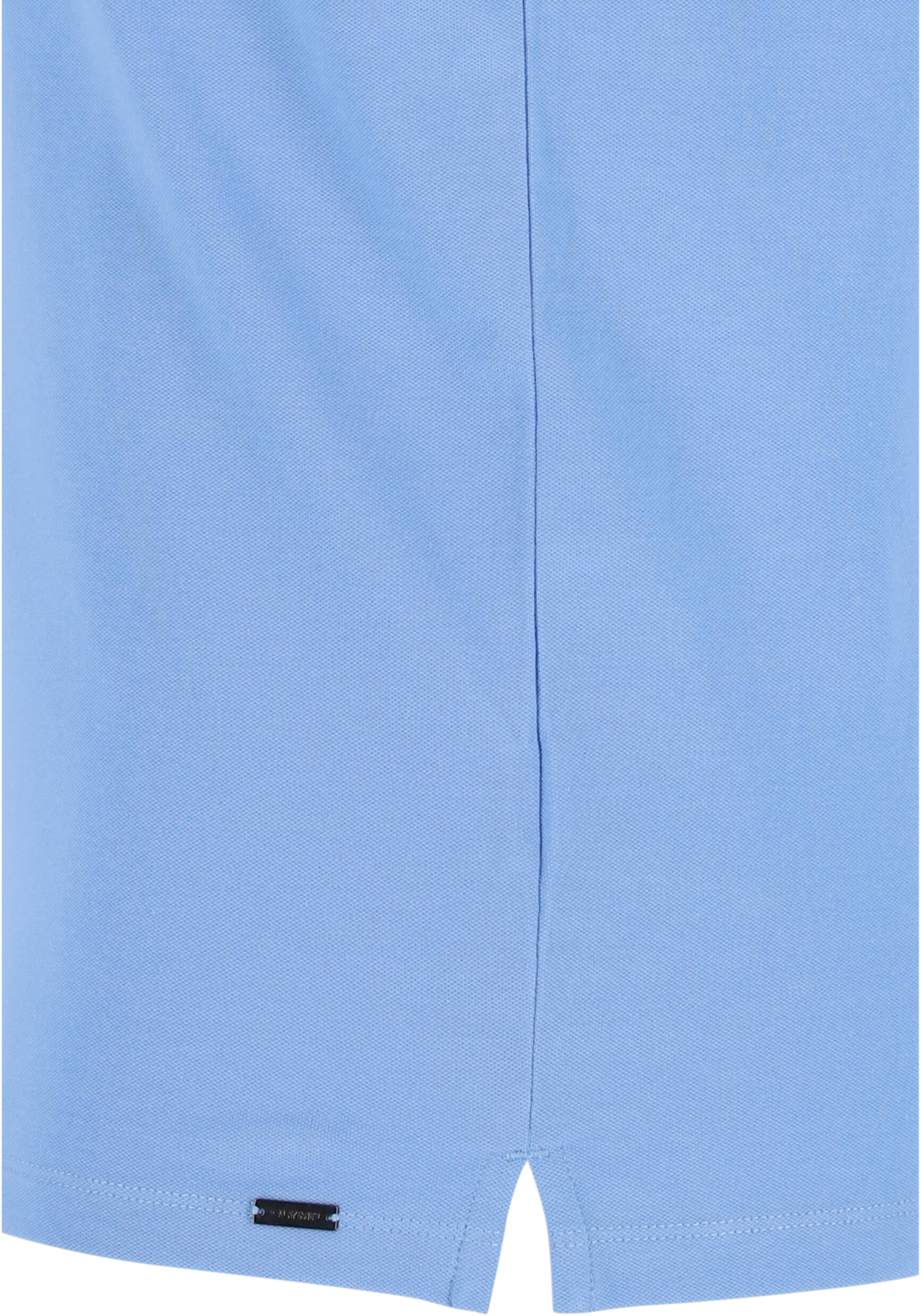 OLYMP Polo Level 5 Classic, slim fit polo, lichtblauw