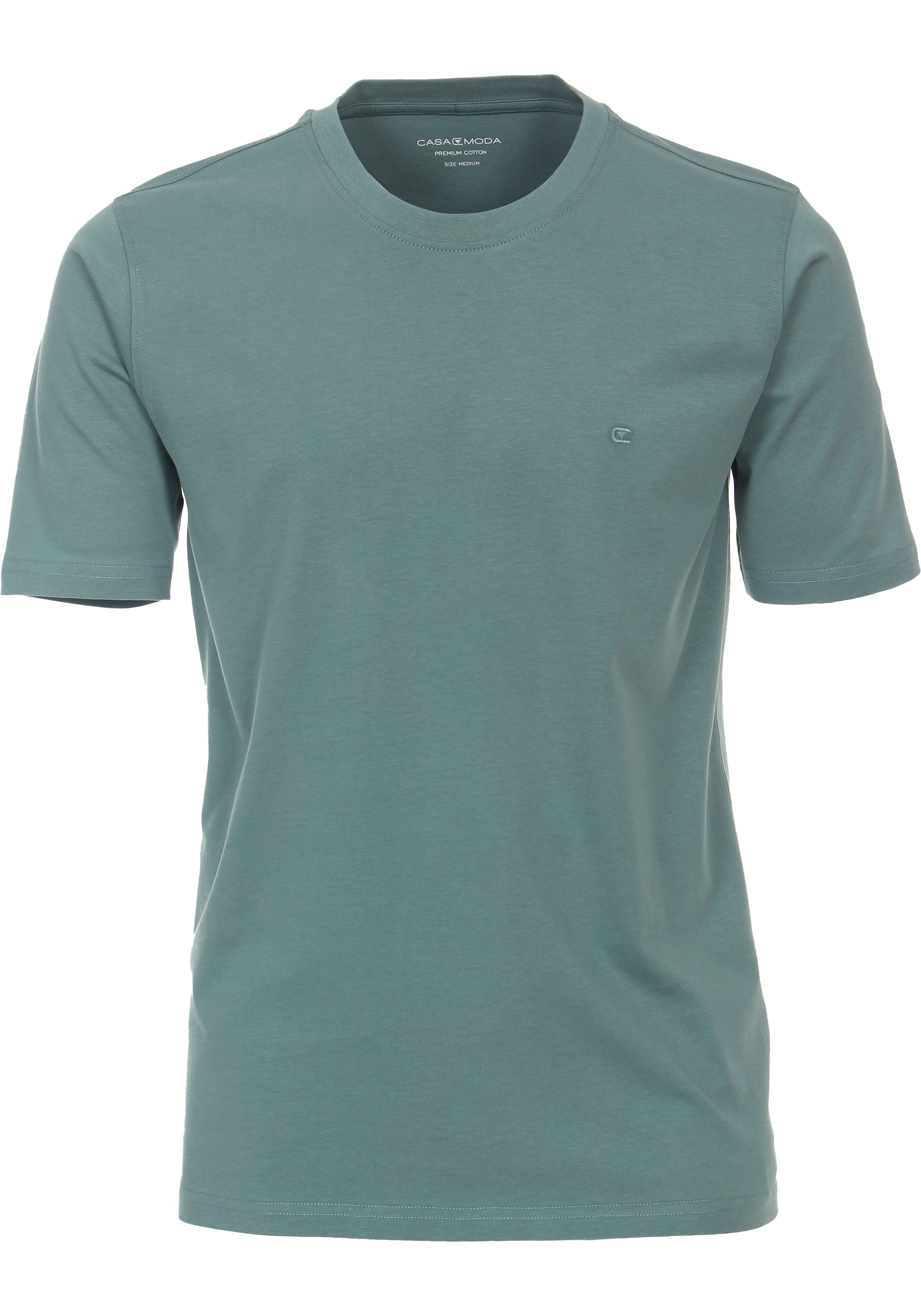 CASA MODA comfort fit heren T-shirt, turquoise