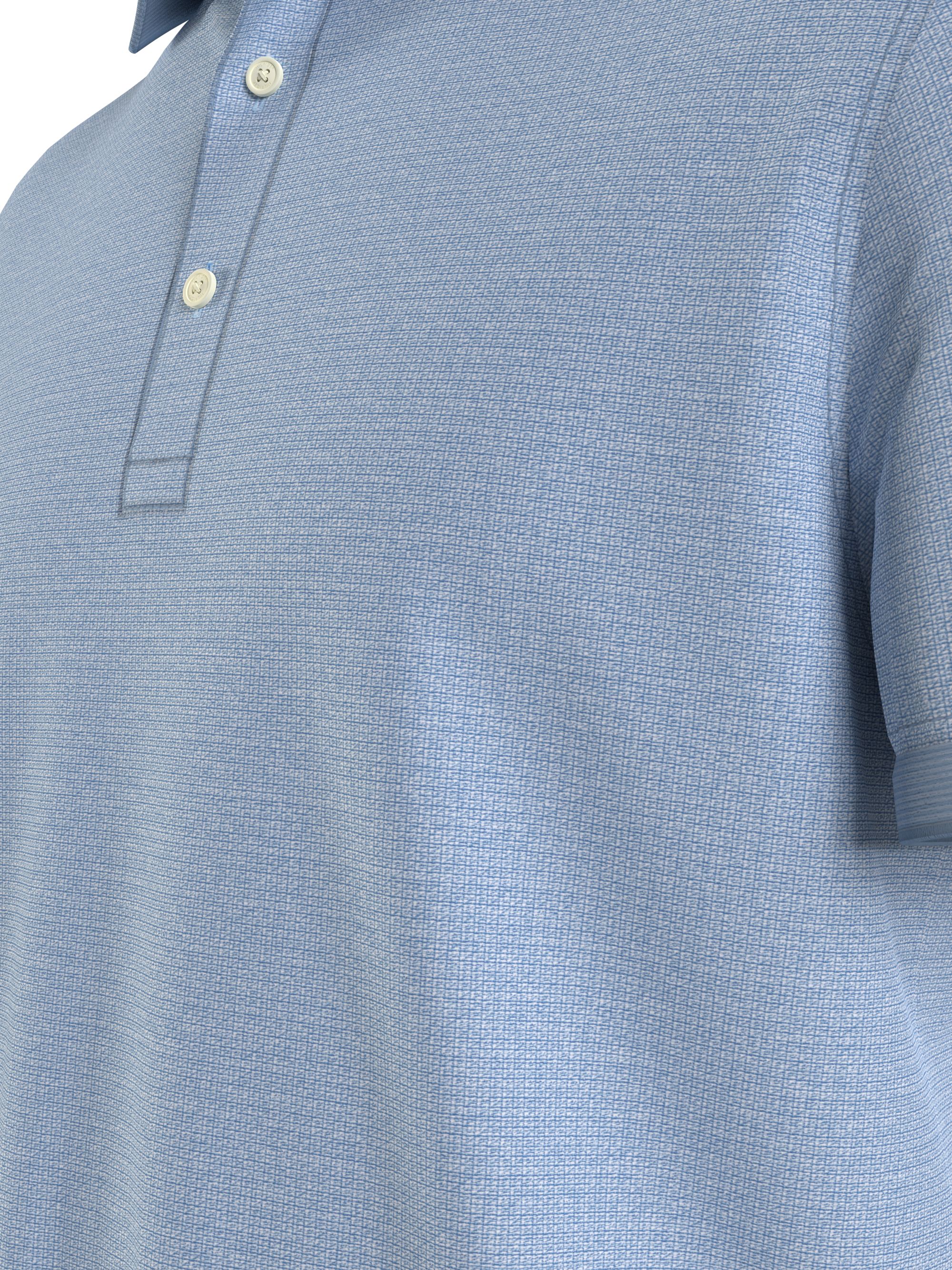 Tommy Hilfiger Dc Oxford Modal Regular Polo, heren poloshirt, blauw