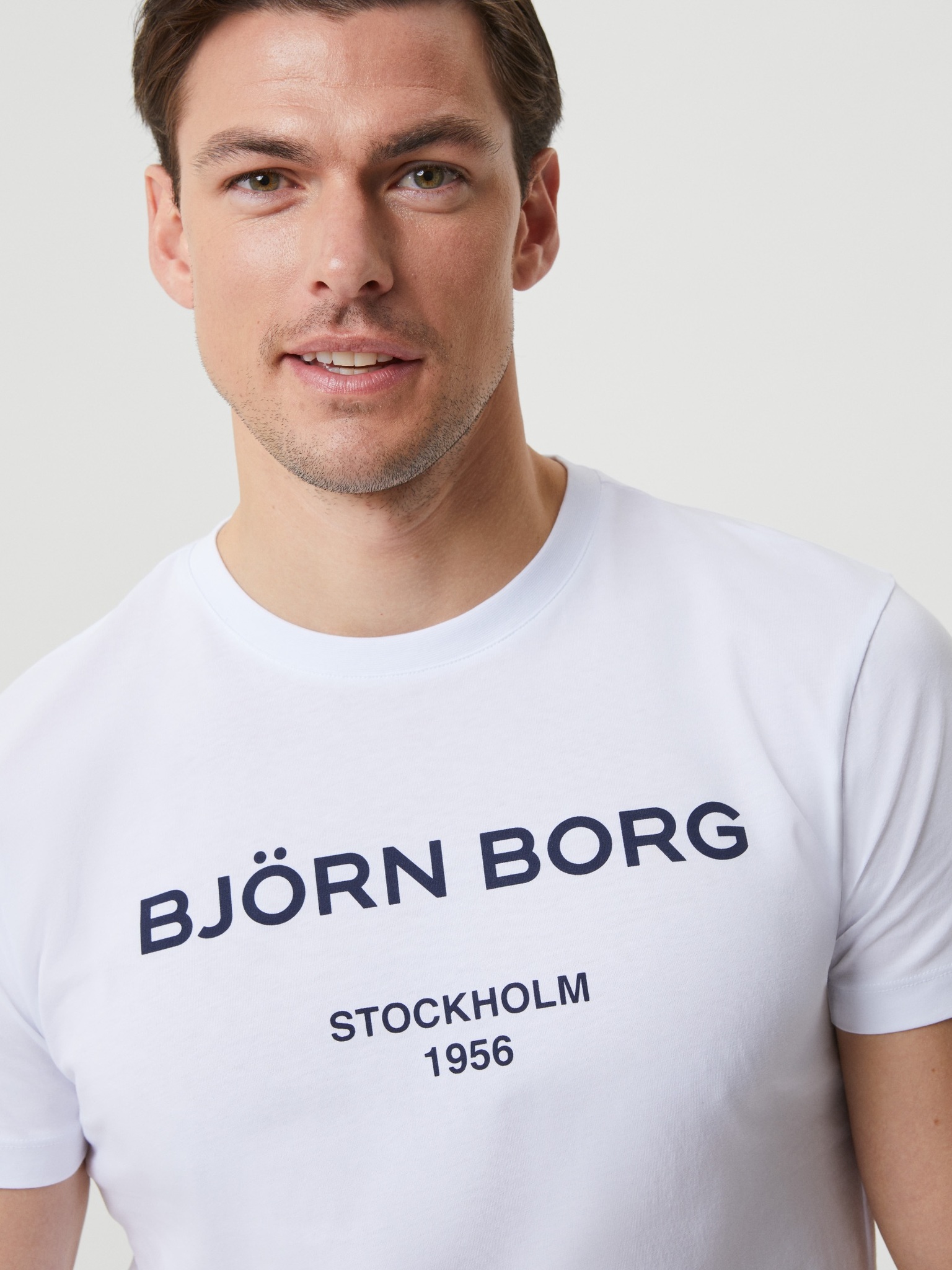 Bjorn Borg logo T-shirt, wit