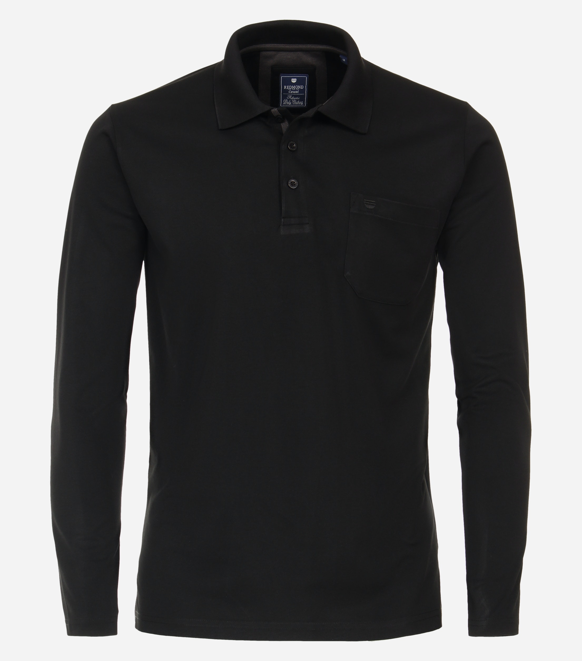 Zwarte polo lange mouw new arrivals