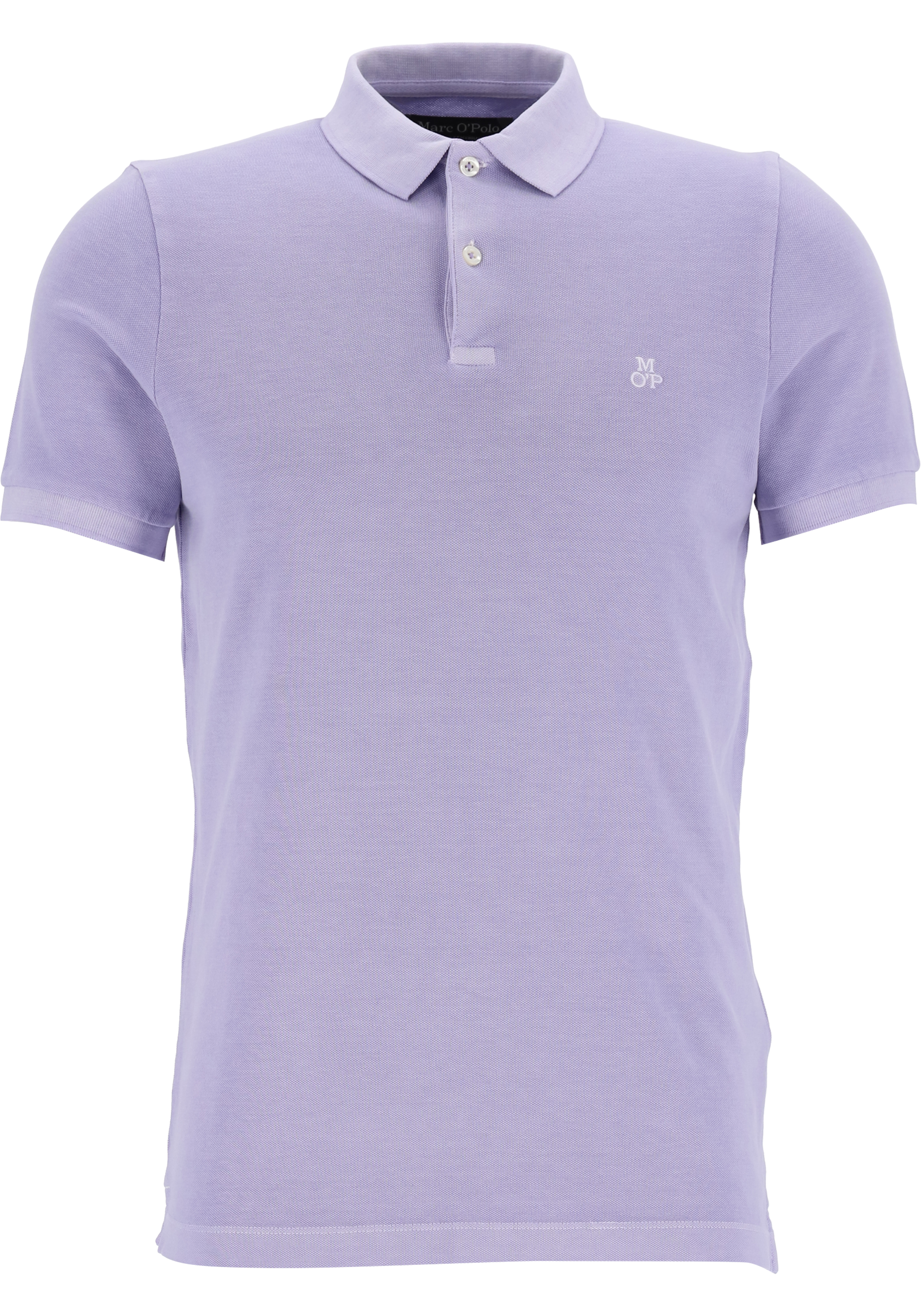 Marc O'Polo shaped fit polo, heren poloshirt, lavendel paars