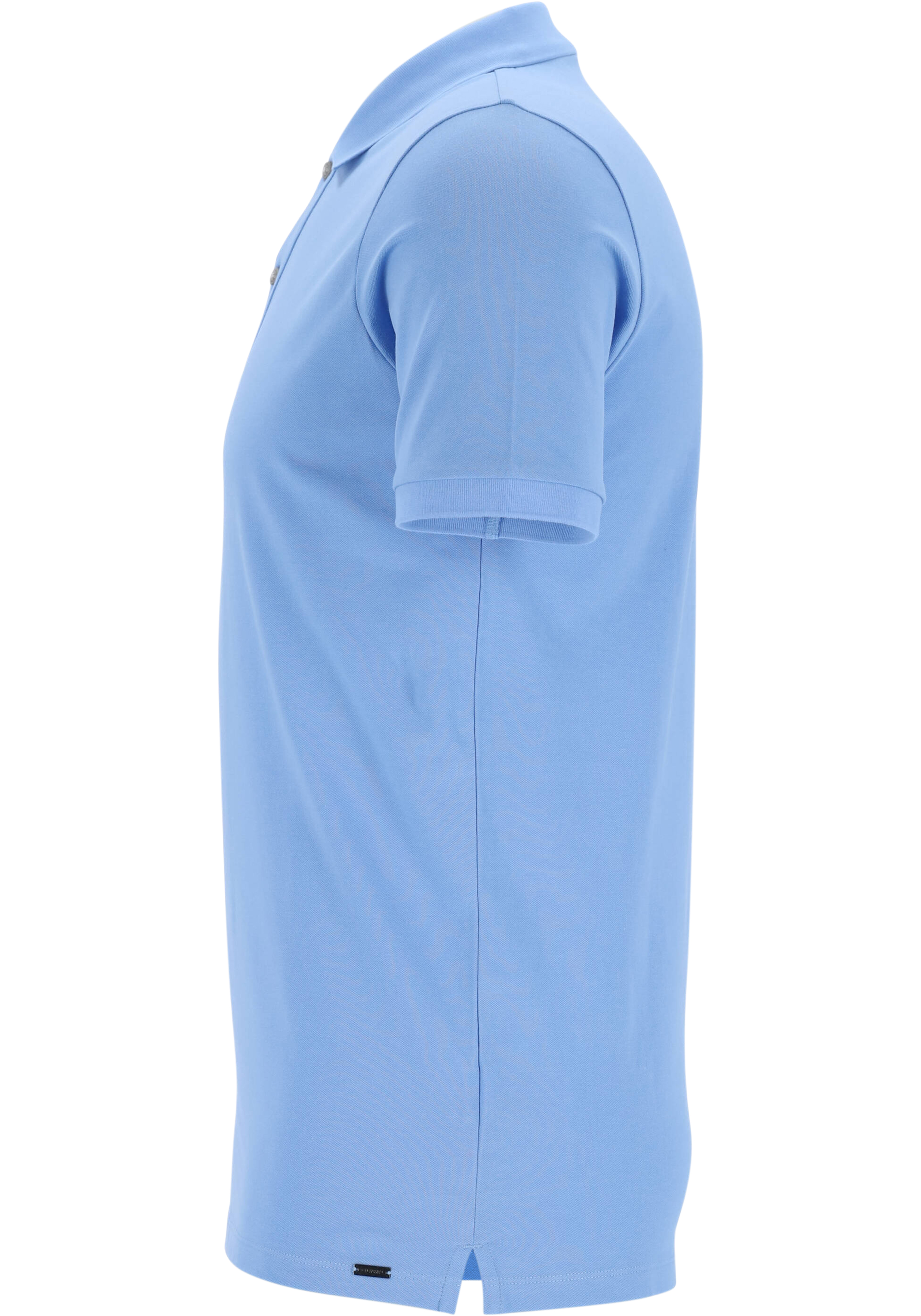 OLYMP Polo Level 5 Classic, slim fit polo, lichtblauw