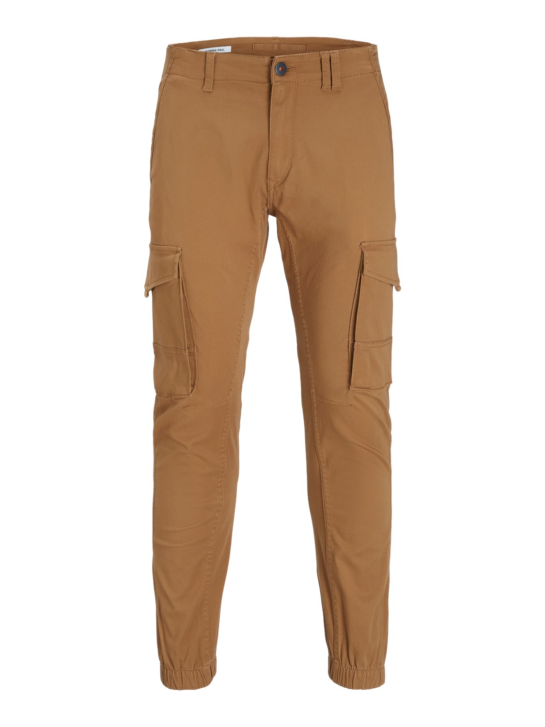 JACK & JONES Paul Lake Cargo loose fit, heren cargo broek, okergeel