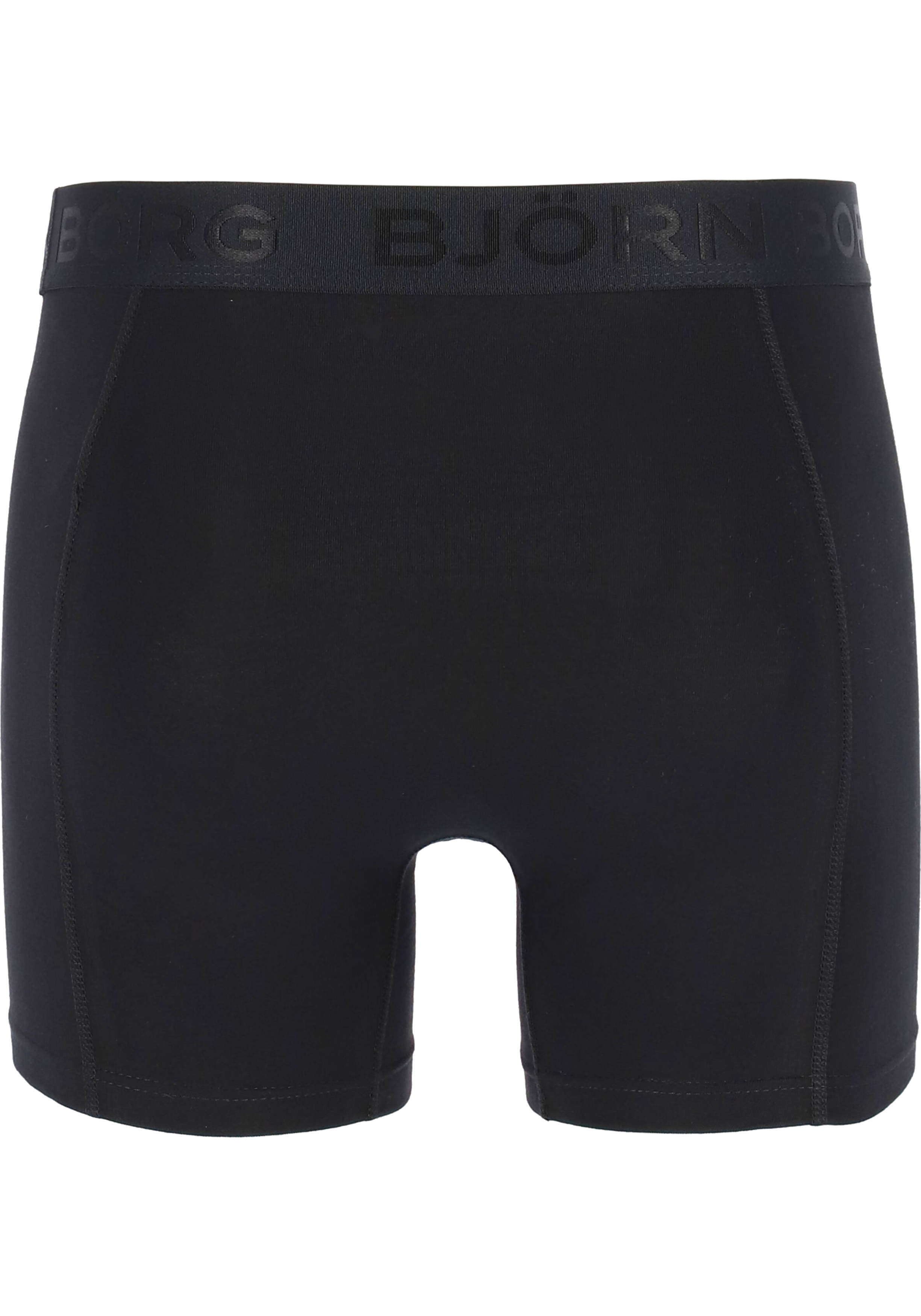 Bjorn Borg Cotton Stretch Shorts (2-pack), heren boxers normale lengte, zwart