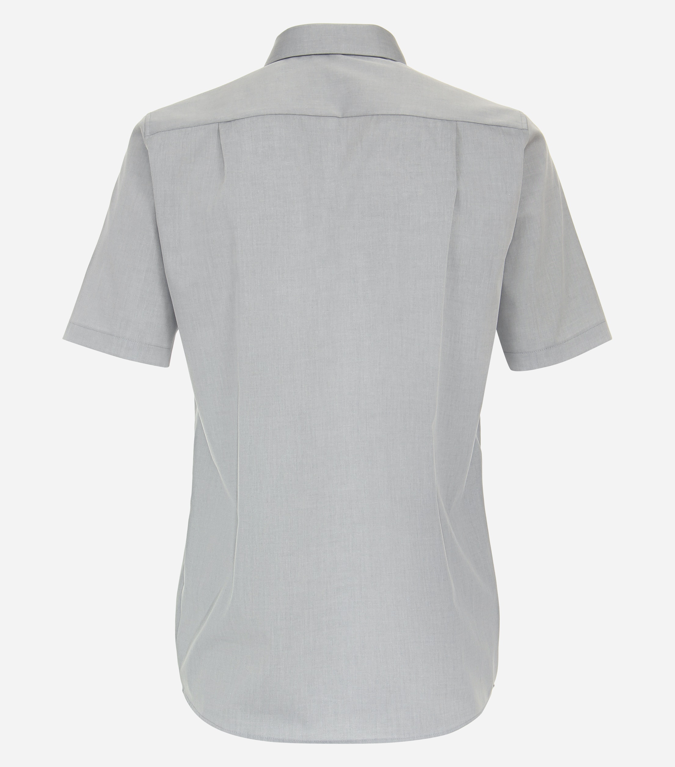 CASA MODA comfort fit overhemd, korte mouw, popeline, grijs