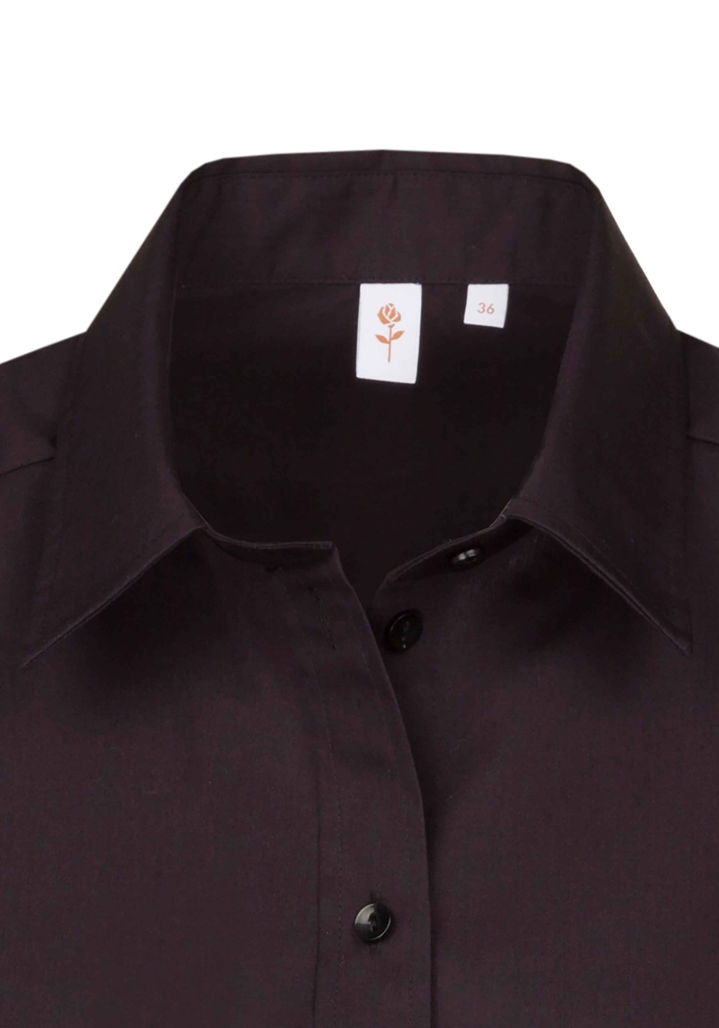 Seidensticker dames blouse regular fit, zwart