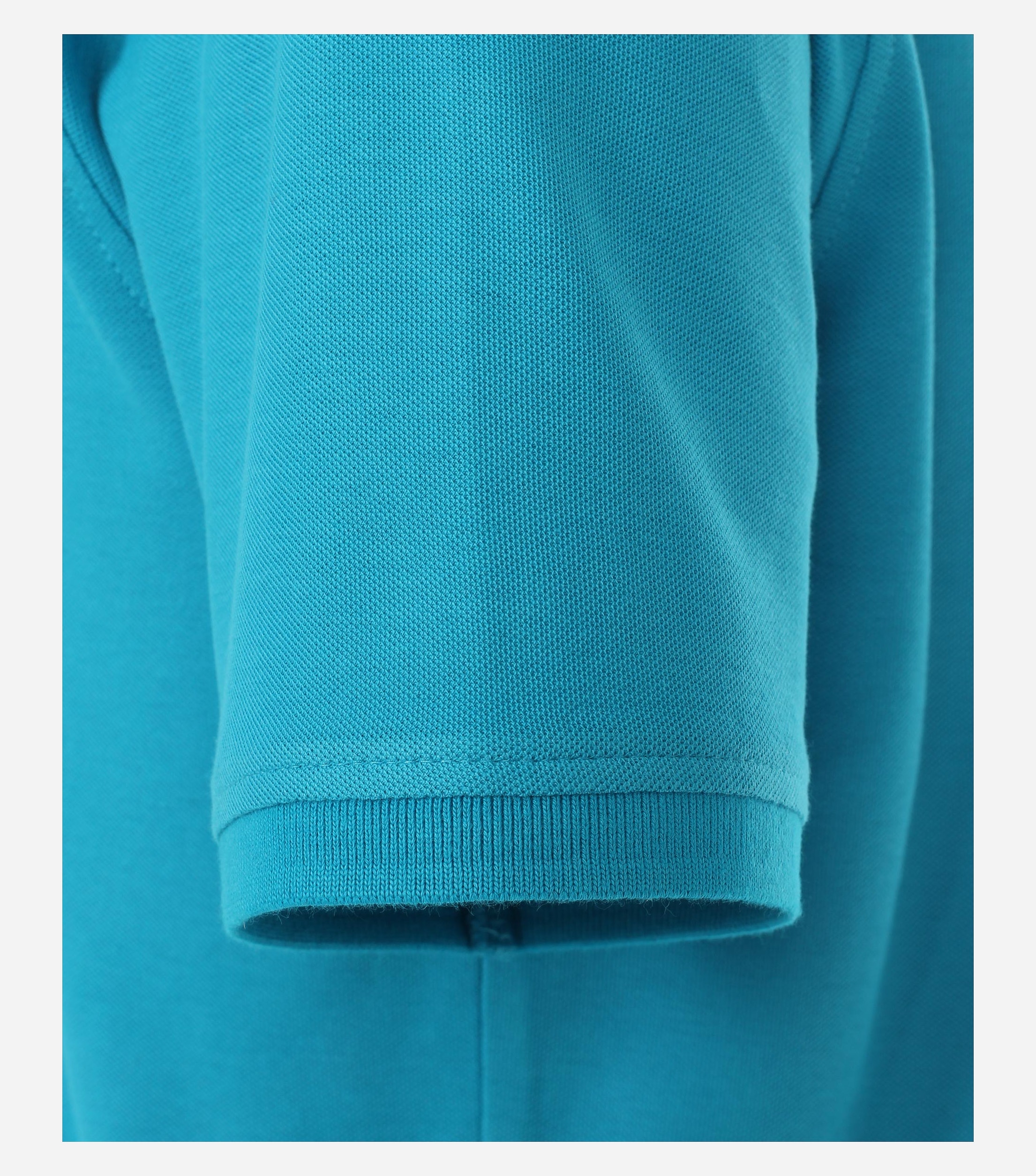 CASA MODA comfort fit heren polo, aqua