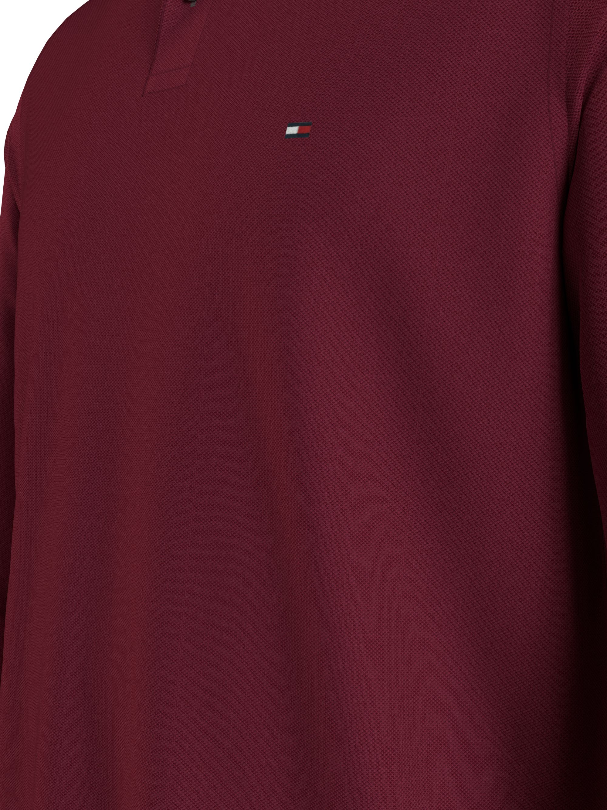 Tommy Hilfiger regular fit heren polo lange mouw, 1985 Regular Ls Polo, rood