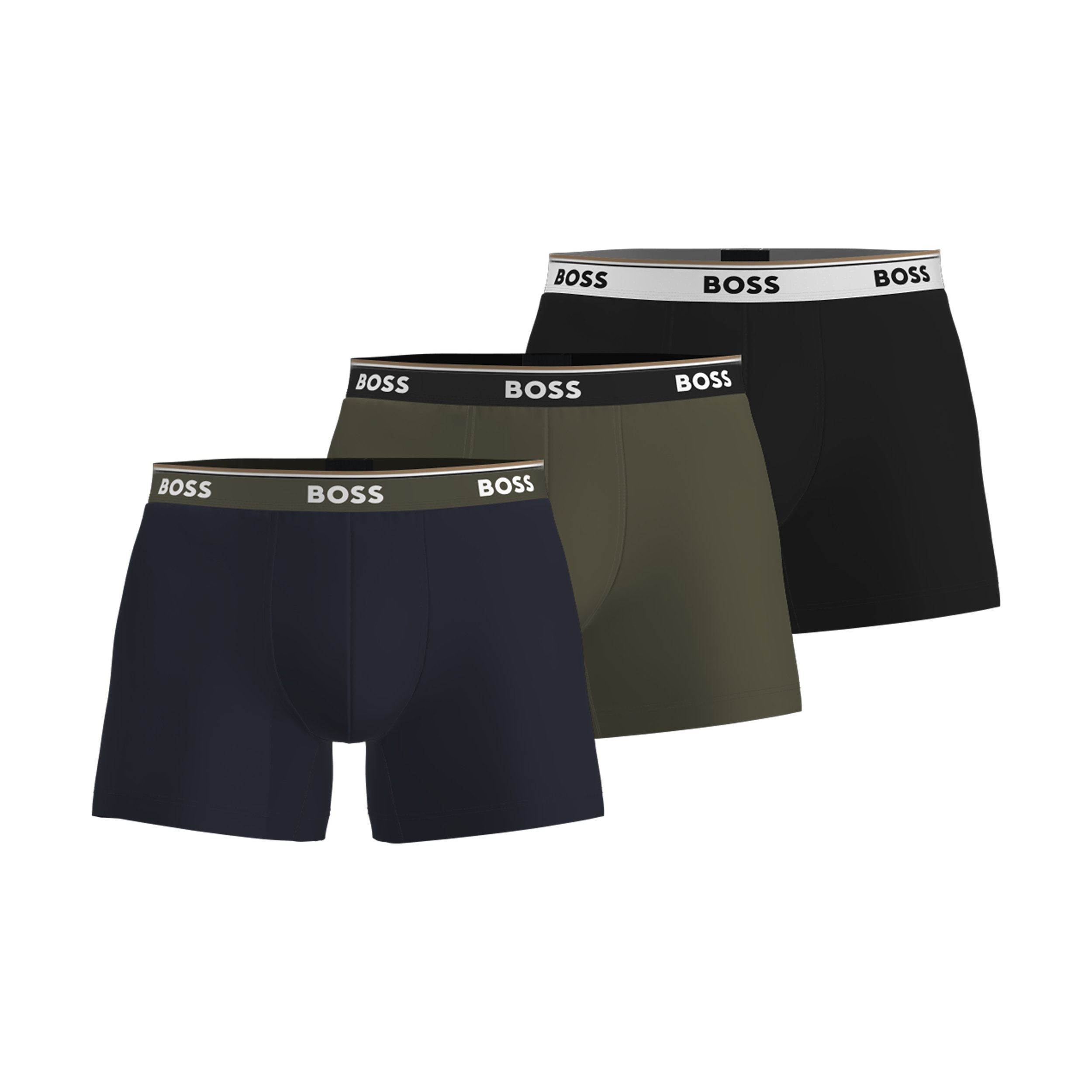 HUGO BOSS Power boxer briefs (3-pack), heren boxers normale lengte, multicolor