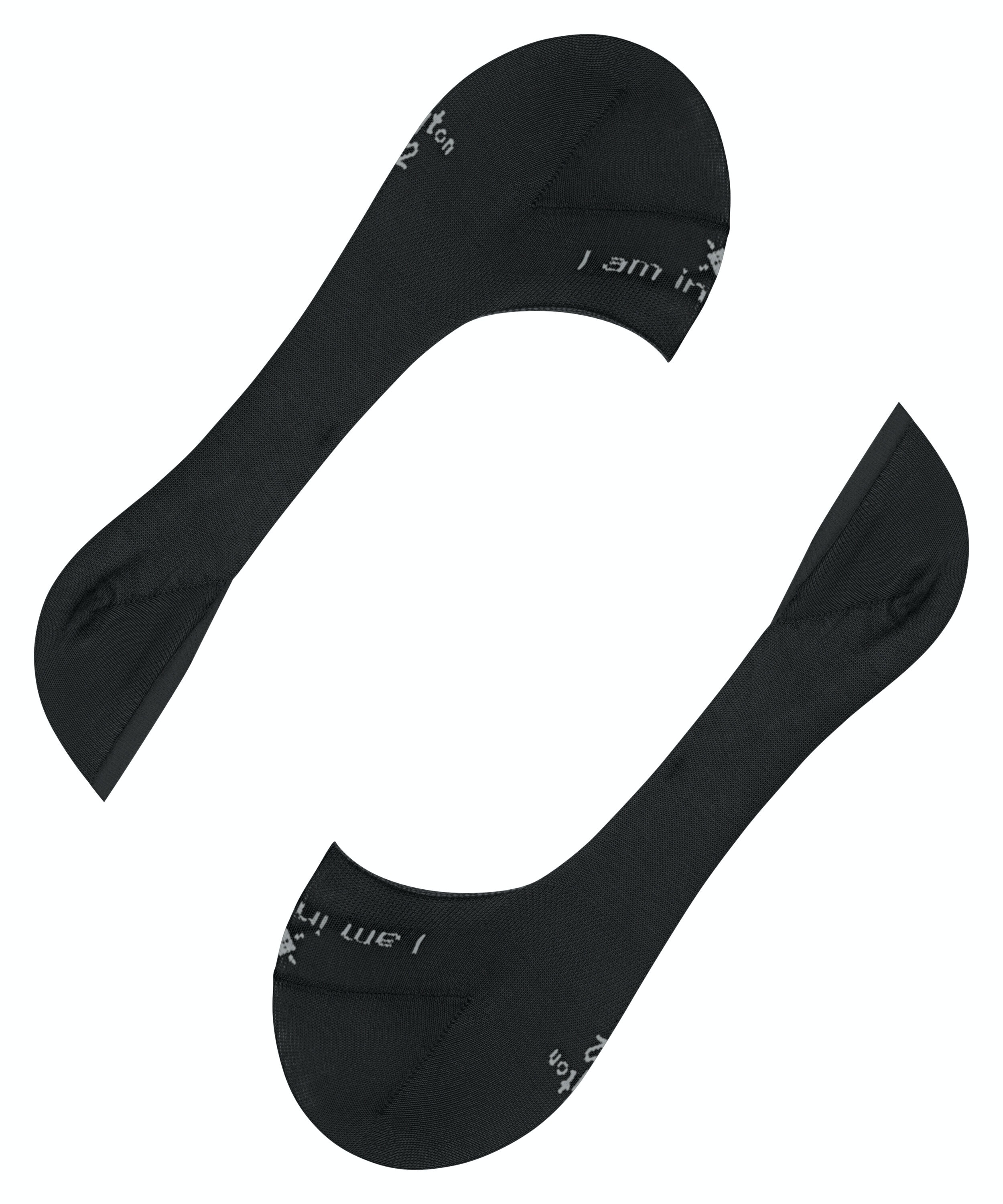 Burlington Aberdeen dames invisible sokken, zwart (black)