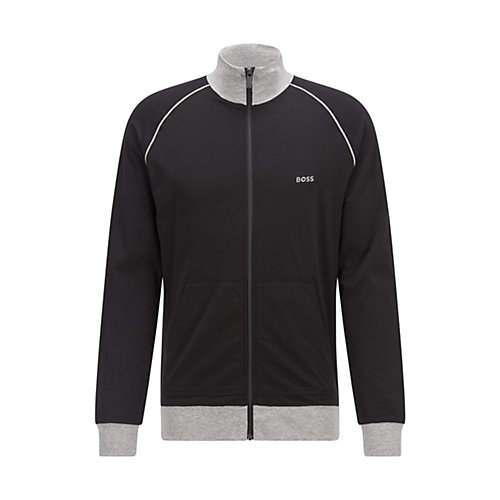 BOSS Mix&Match Jacket, heren lounge vest, zwart