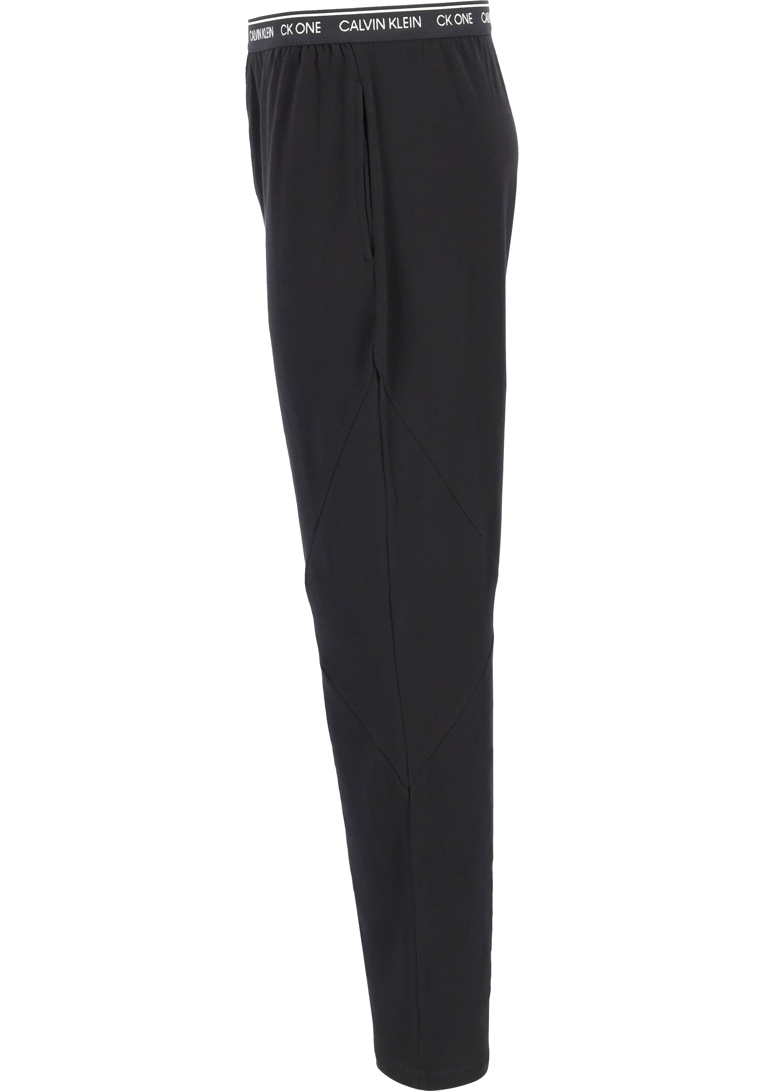 Calvin Klein CK ONE lounge sleep pants, heren lounge joggingbroek lang, dun, zwart