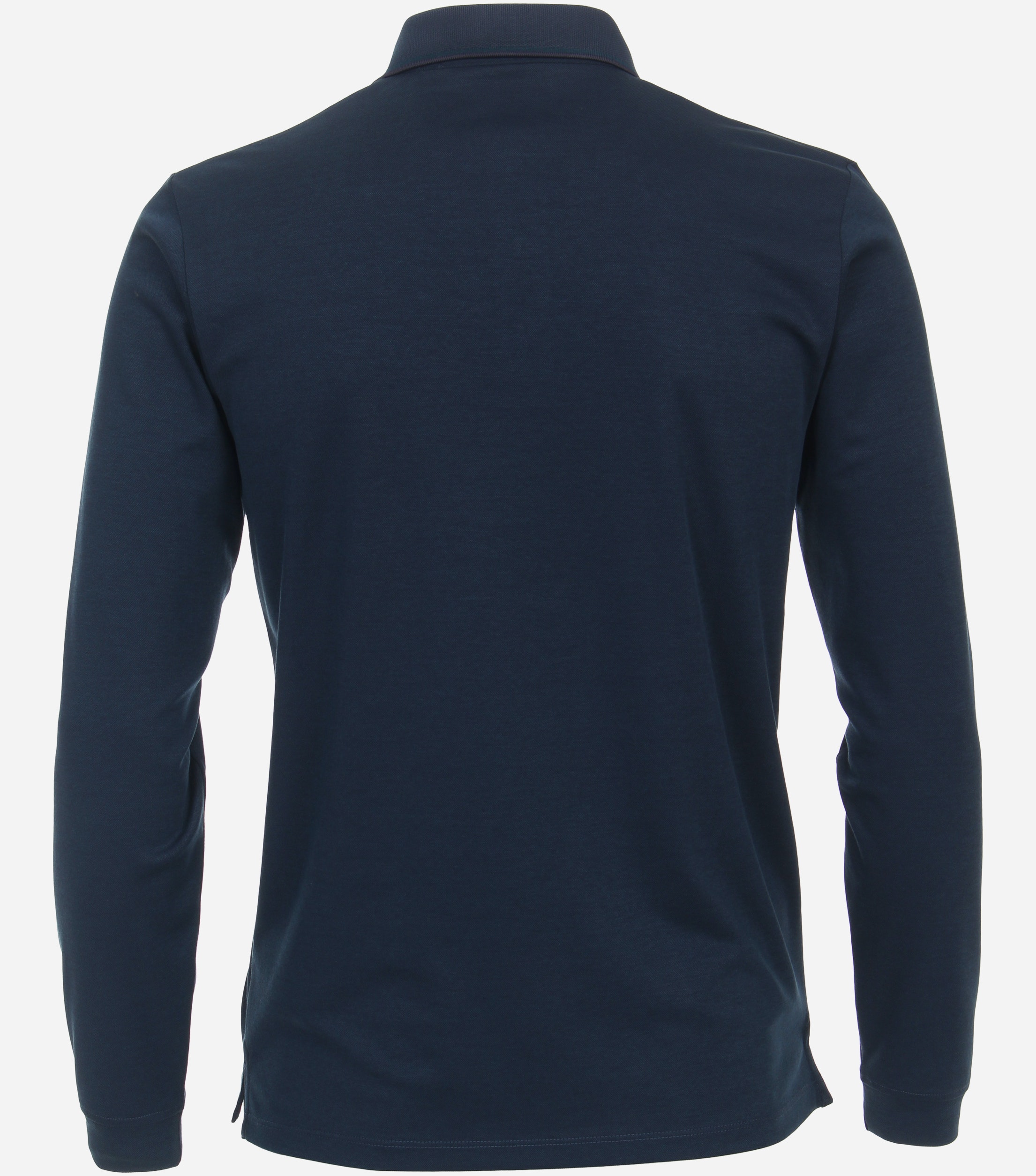CASA MODA comfort fit polo lange mouw, blauw