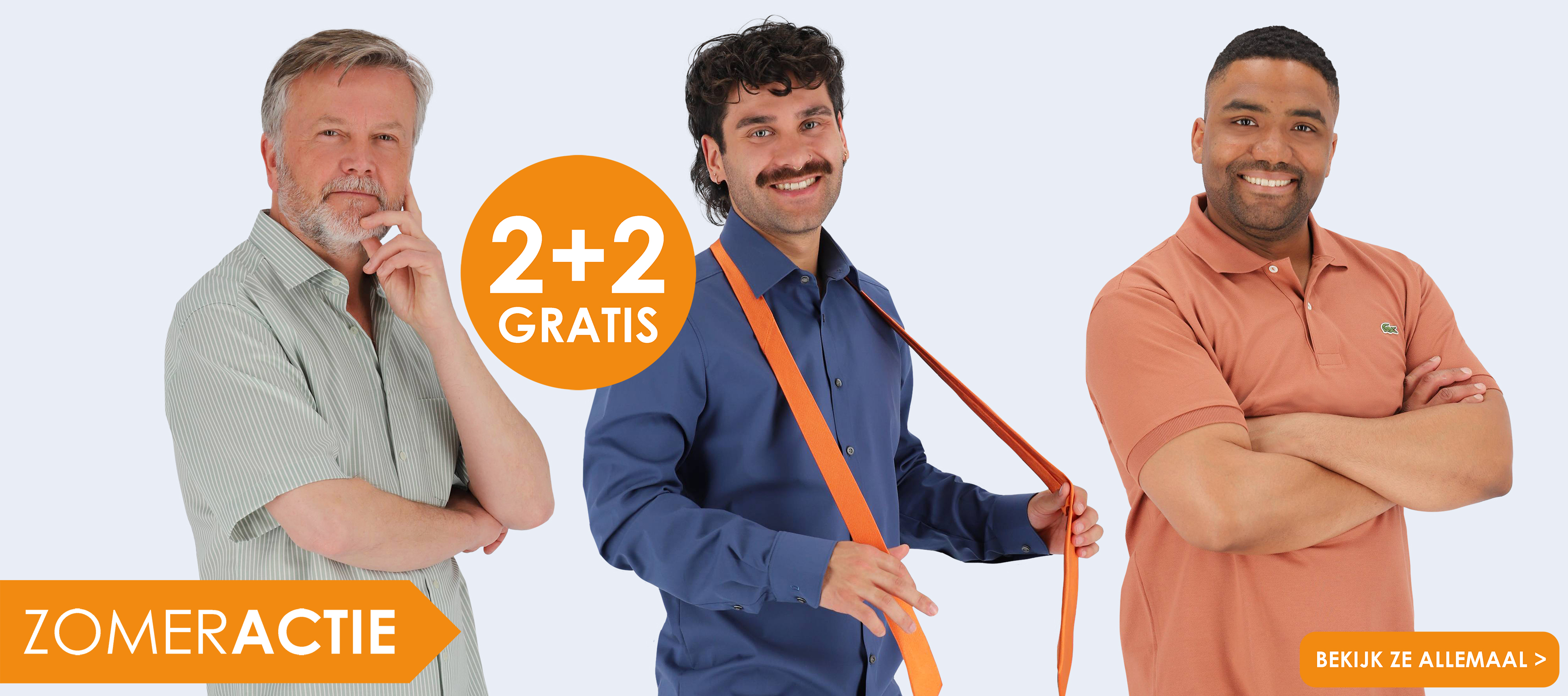 Zomeractie 2 plus 2 gratis bij HemdVoorHem, bekijk ze allemaal!